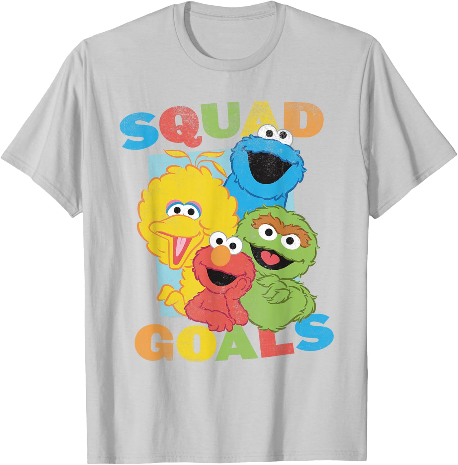 Sesame Street Squad Goals T-Shirt for Fun and Friendship Apparel - 7