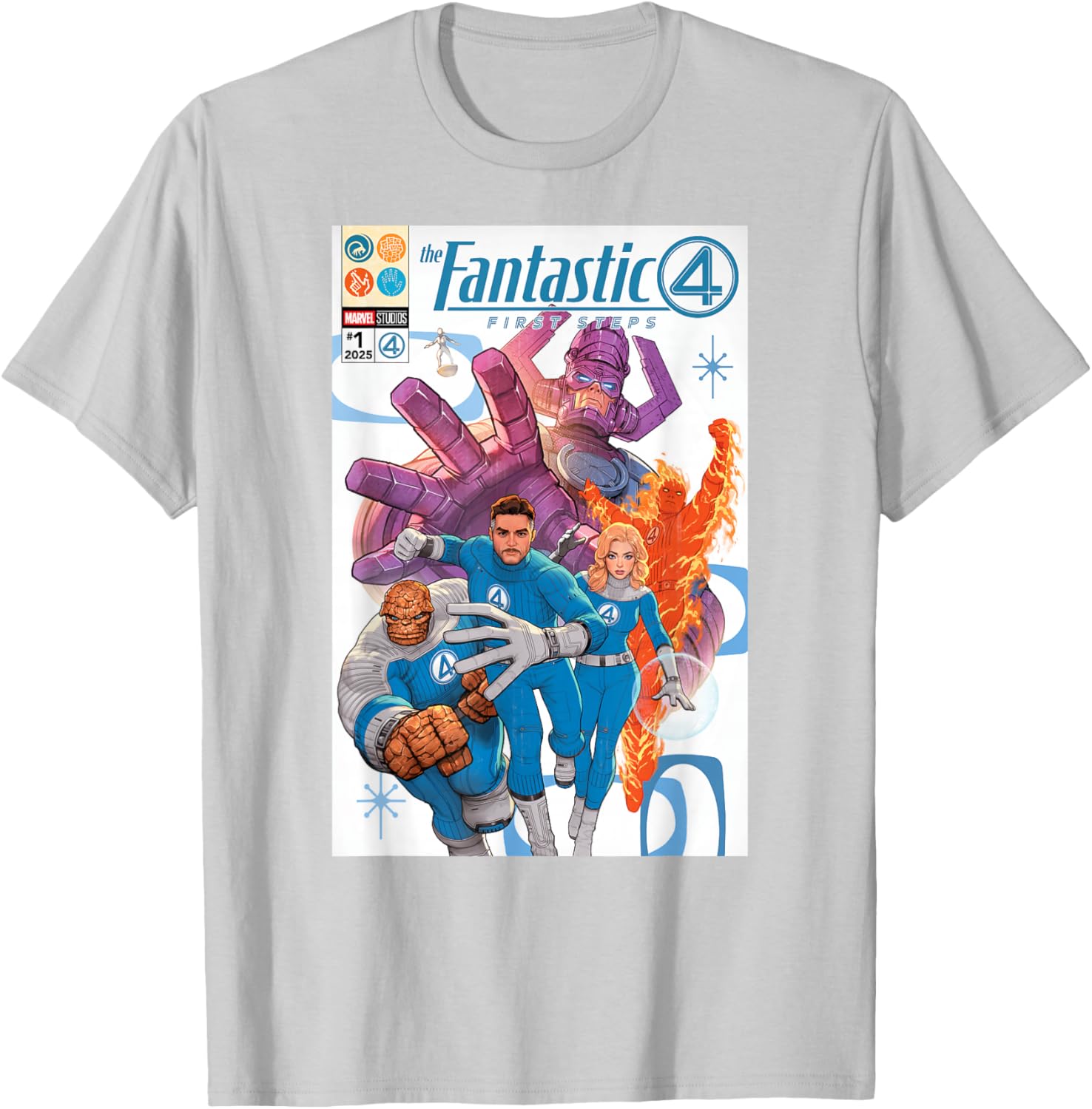 Marvel Fantastic Four Comic Book Cover Art T-Shirt for Fans and Collectors - 15