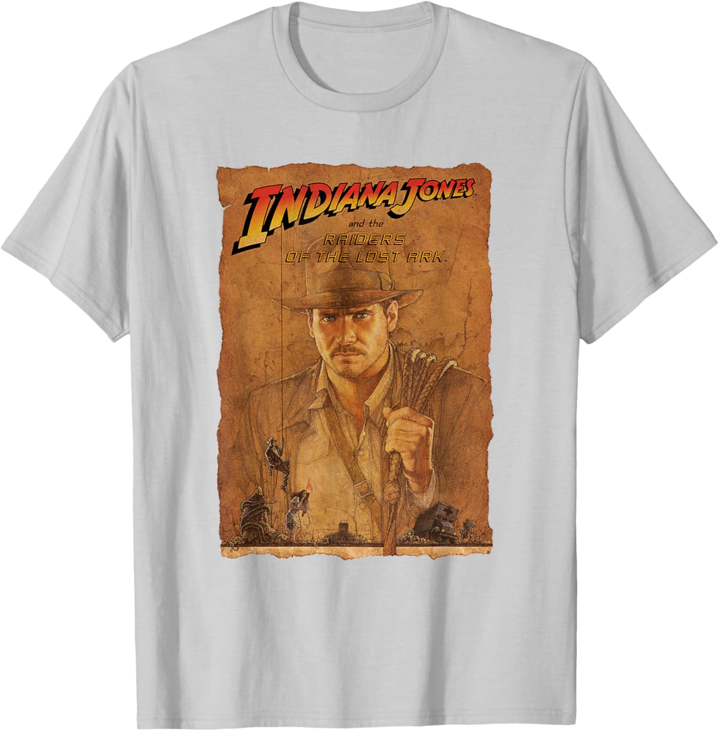 Indiana Jones Raiders of the Lost Ark Poster Art T-Shirt for Fans - 9