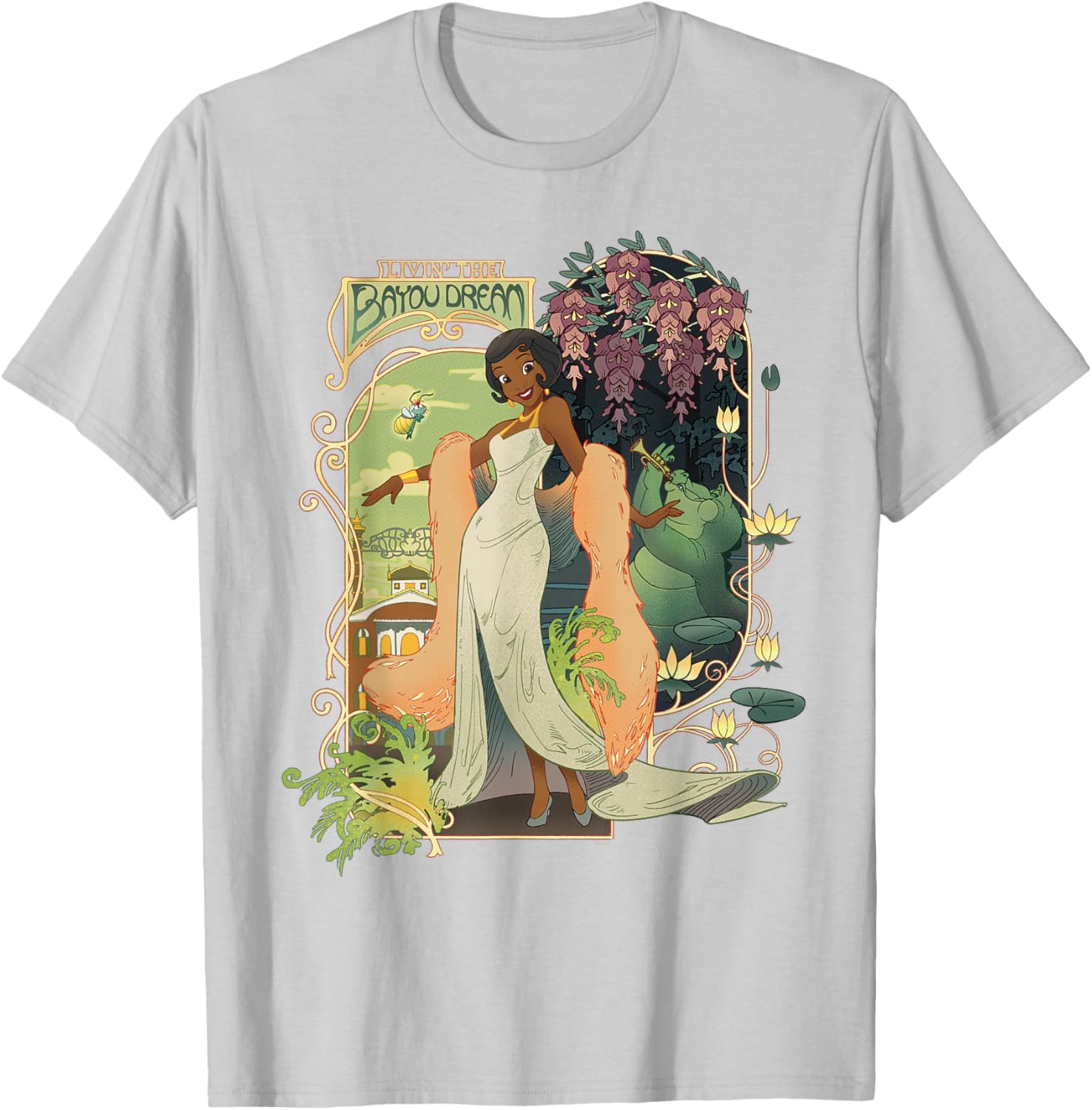Disney Princess Tiana Livin' the Bayou Dream T-Shirt for Kids and Adults - 14