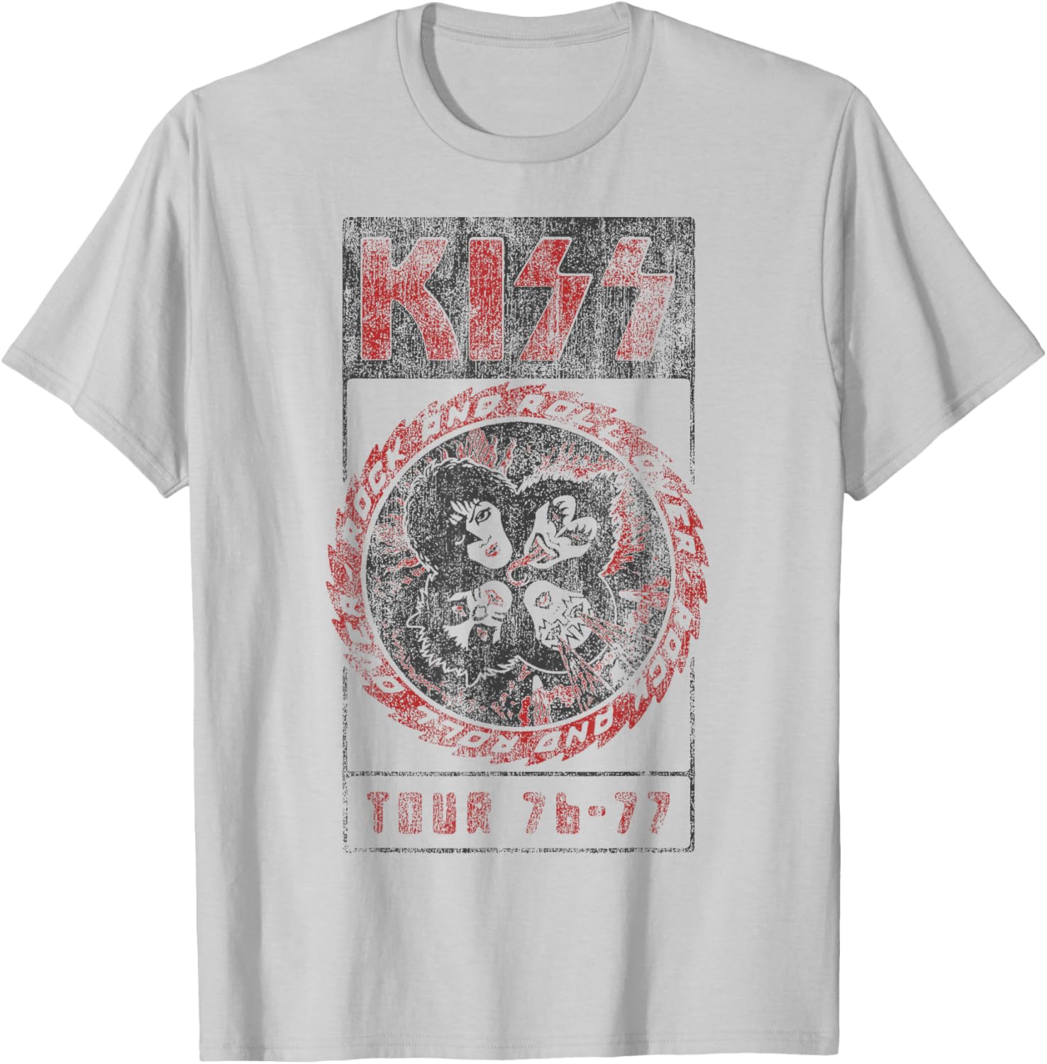 KISS Rock and Roll Over Vintage T-Shirt for Classic Rock Fans - 5