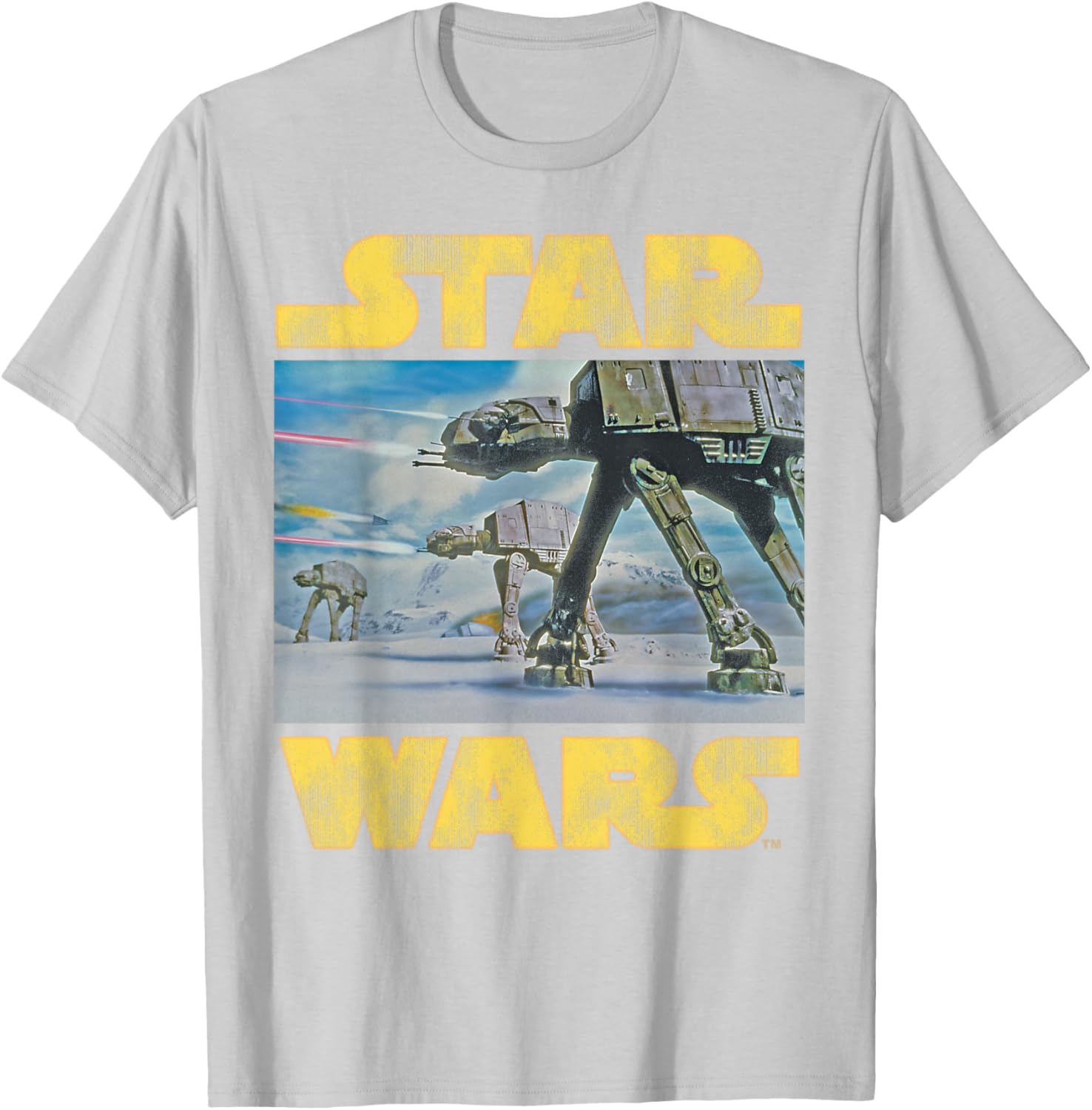 Star Wars Vintage AT-AT Battle of Hoth T-Shirt for Fans and Collectors - 4