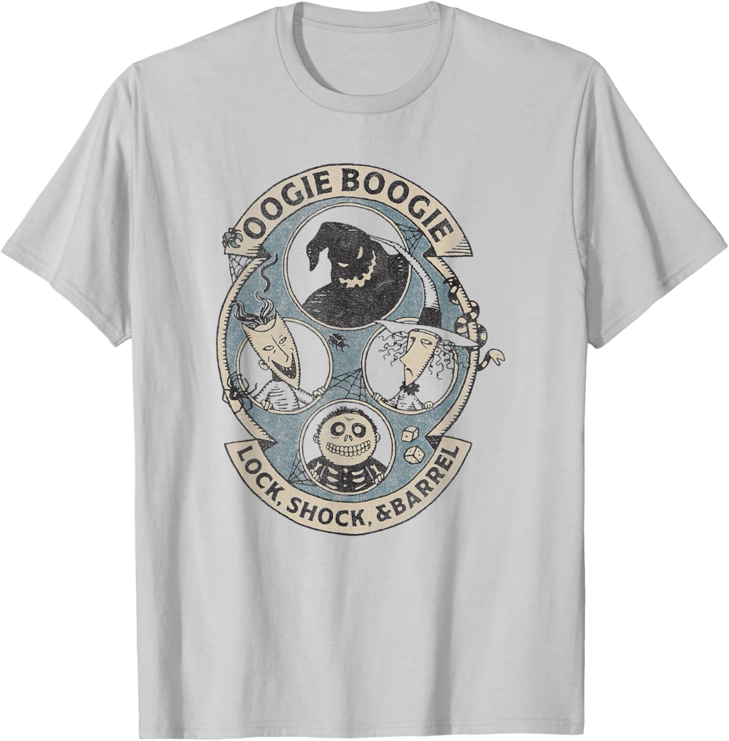 Disney Nightmare Before Christmas Villain Cast T-Shirt for Fans - 6