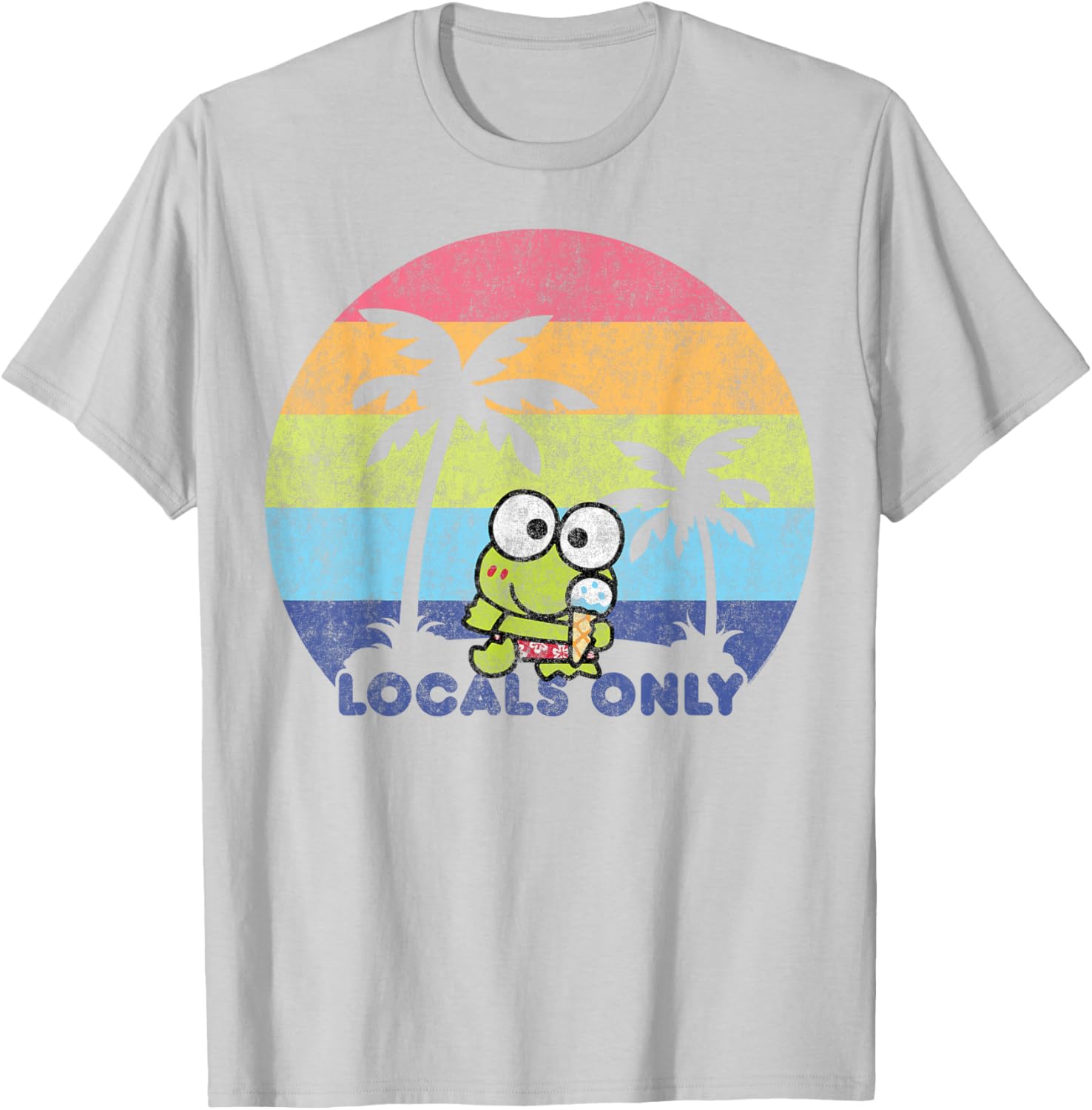 Keroppi Locals Only T-Shirt Fun Graphic Tee for Fashionable Fans - 12