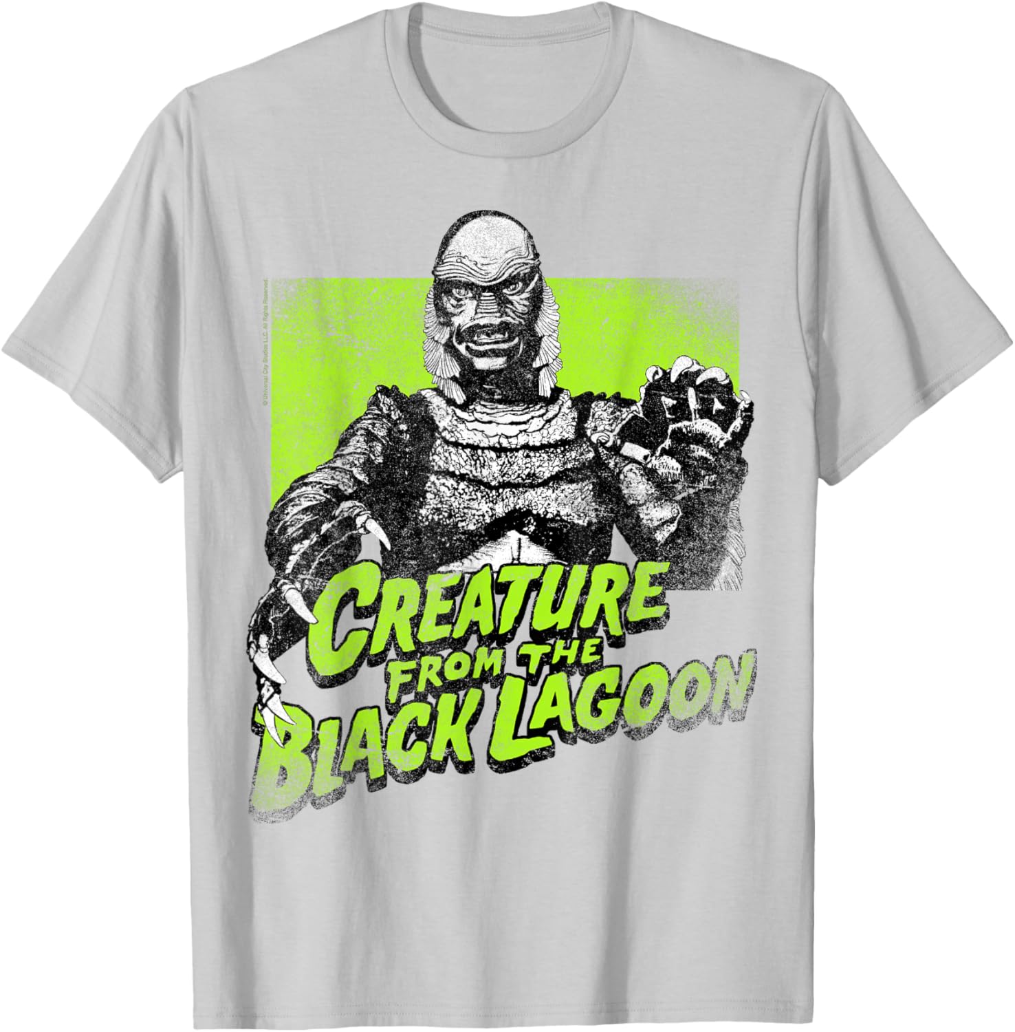 Universal Monsters Creature From The Black Lagoon Green T-Shirt for Fans - 3