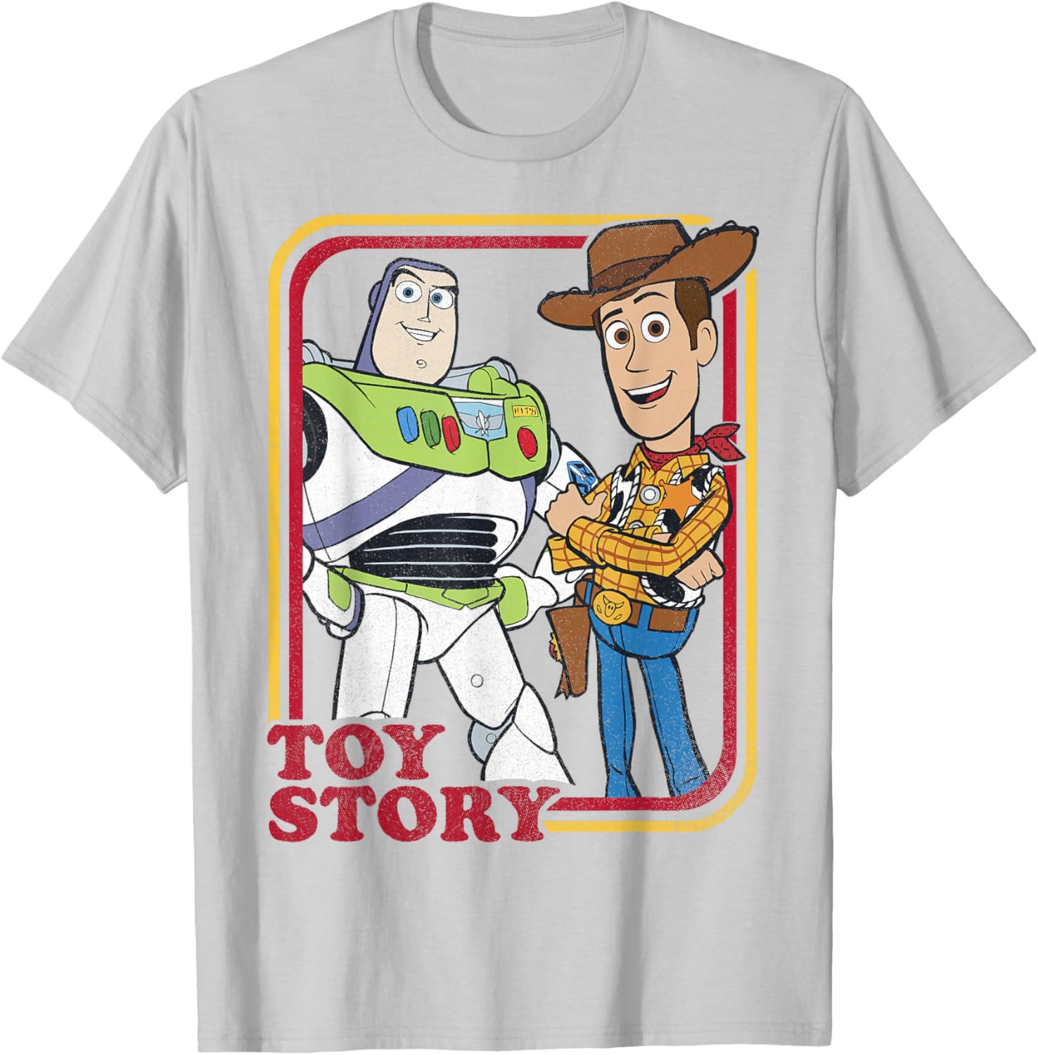 Disney Pixar Toy Story Buzz Lightyear and Woody Buds T-Shirt for Kids - 4