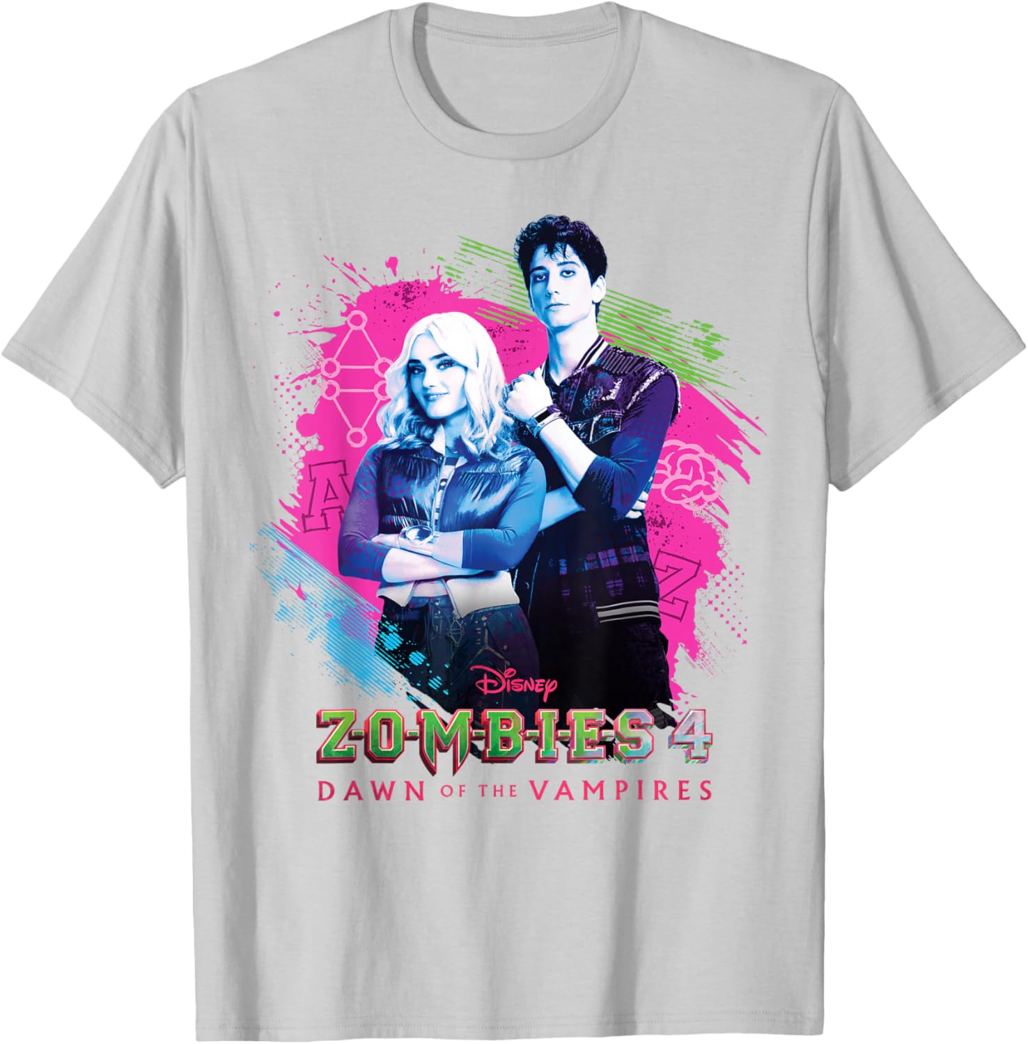 Disney Zombies 4 T-Shirt featuring Zed and Addison for fans - 9