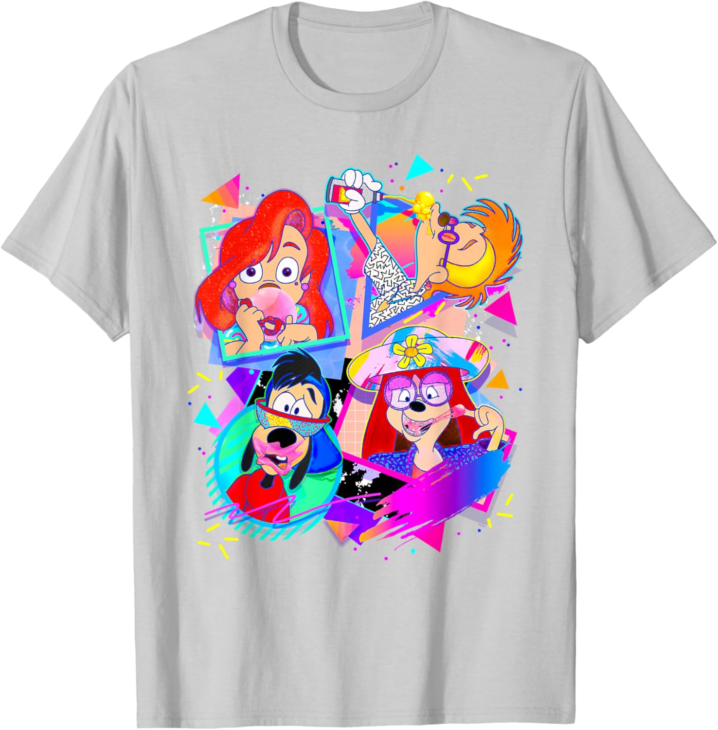 Disney A Goofy Movie Bubble Gum Retro T-Shirt for 90s Fans - 21