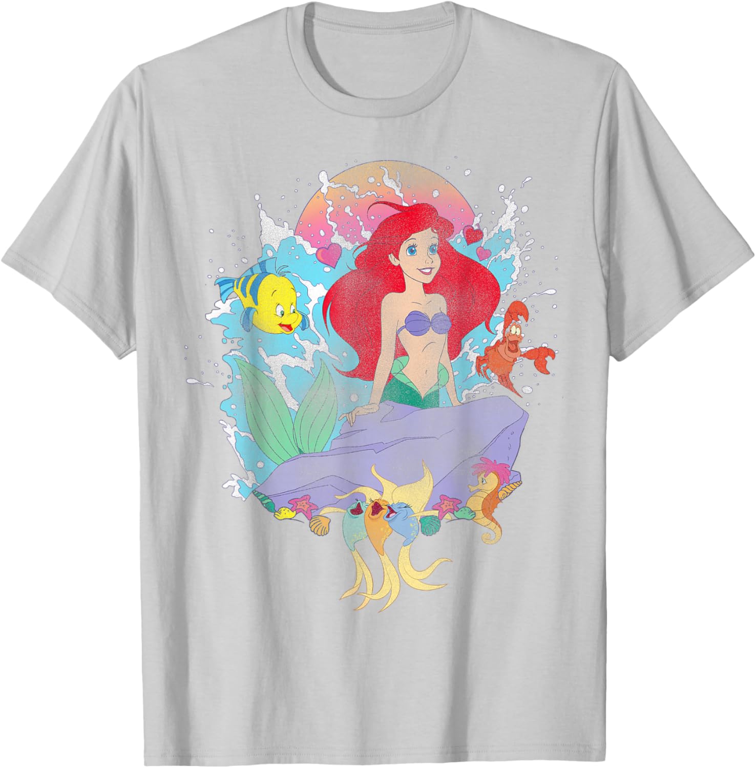 Ariel Splash T-Shirt for Kids - Fun Disney Little Mermaid Apparel - 11
