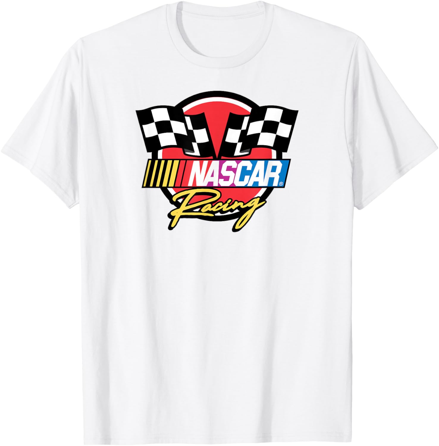 NASCAR Checkered Flags Logo T-Shirt for Racing Fans - Stylish Apparel - 7