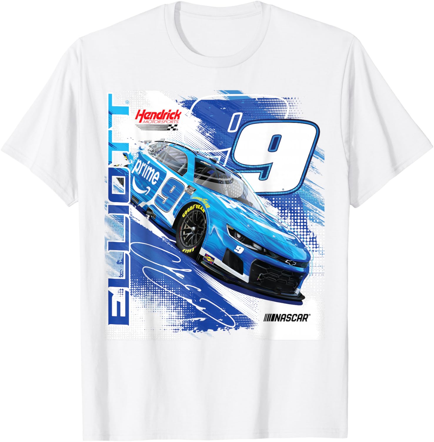 Chase Elliott #9 Prime Hendrick Motorsports T-Shirt for NASCAR Fans - 2