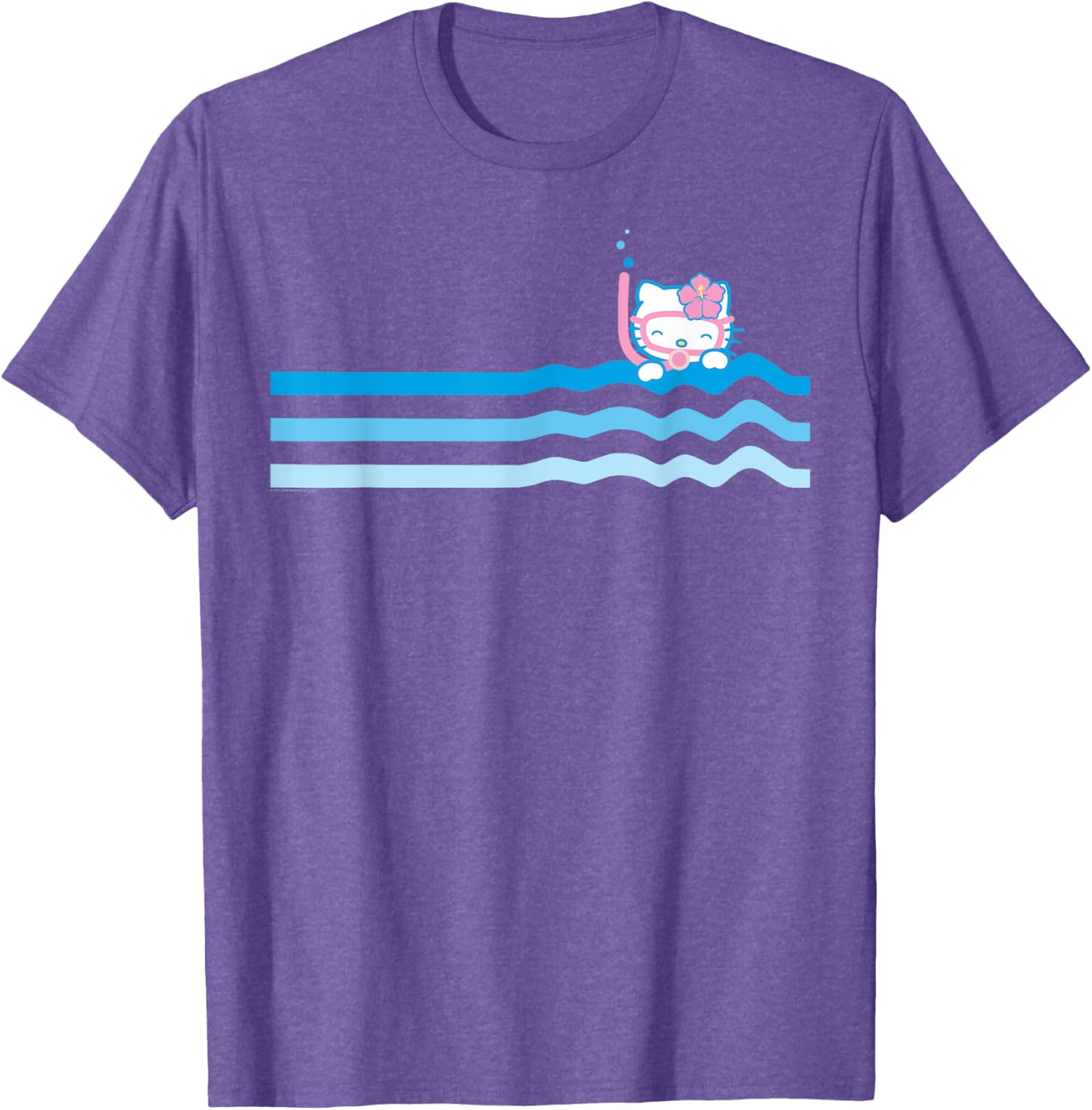 Hello Kitty Beach Scuba Snorkel T-Shirt for Men Women Kids Fun Swim Wear - 7