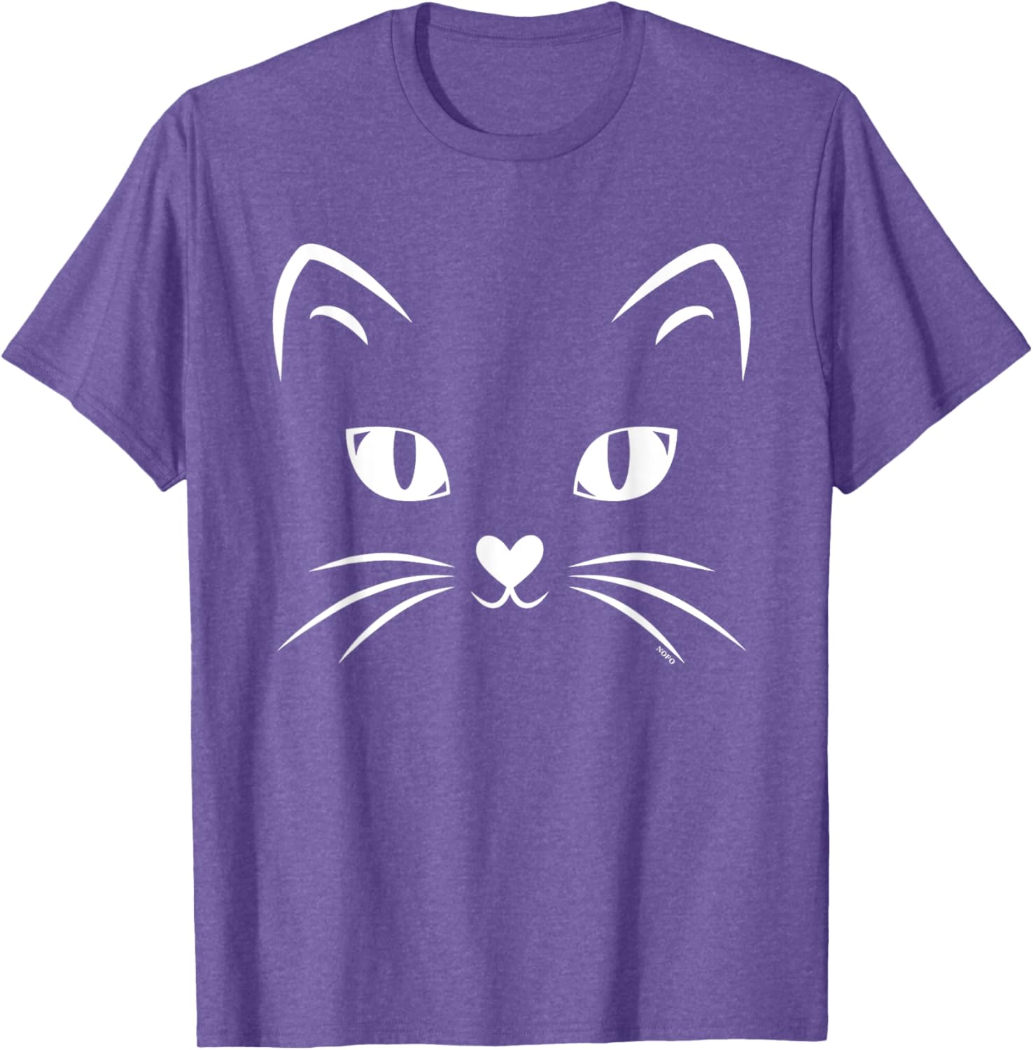 Black Cat Face Halloween Costume T-Shirt for Cat Lovers and Parties - 9
