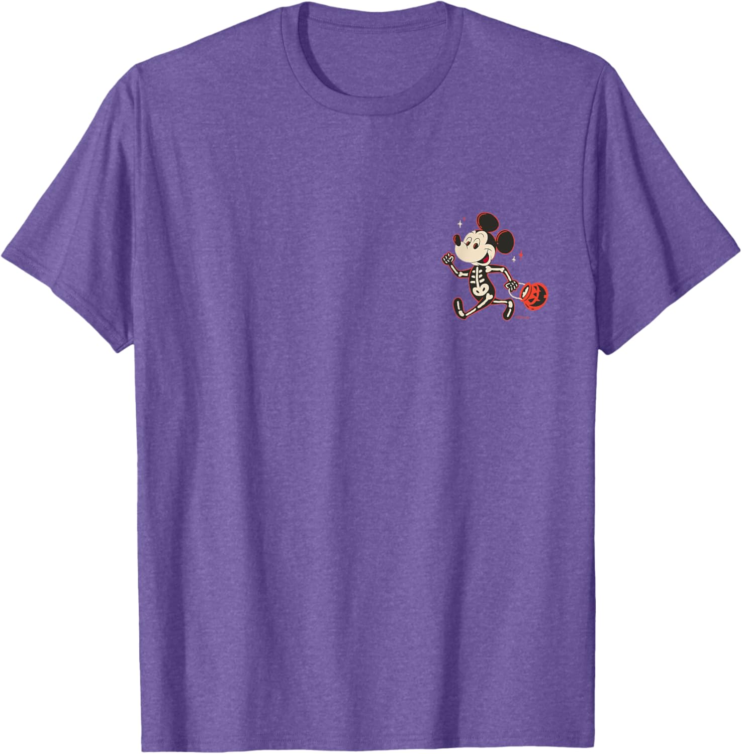 Disney Mickey Mouse Skeleton Halloween T-Shirt for Trick or Treat Fun - 1