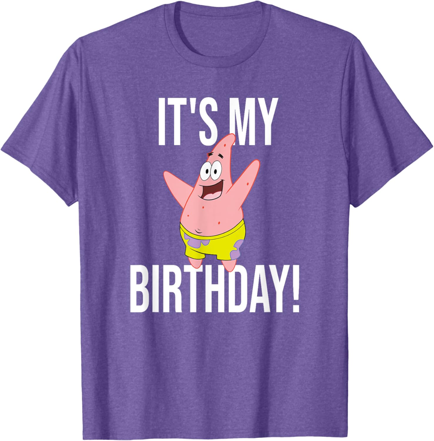 Mademark Birthday T-Shirt Featuring Patrick Star from SpongeBob SquarePants - 10