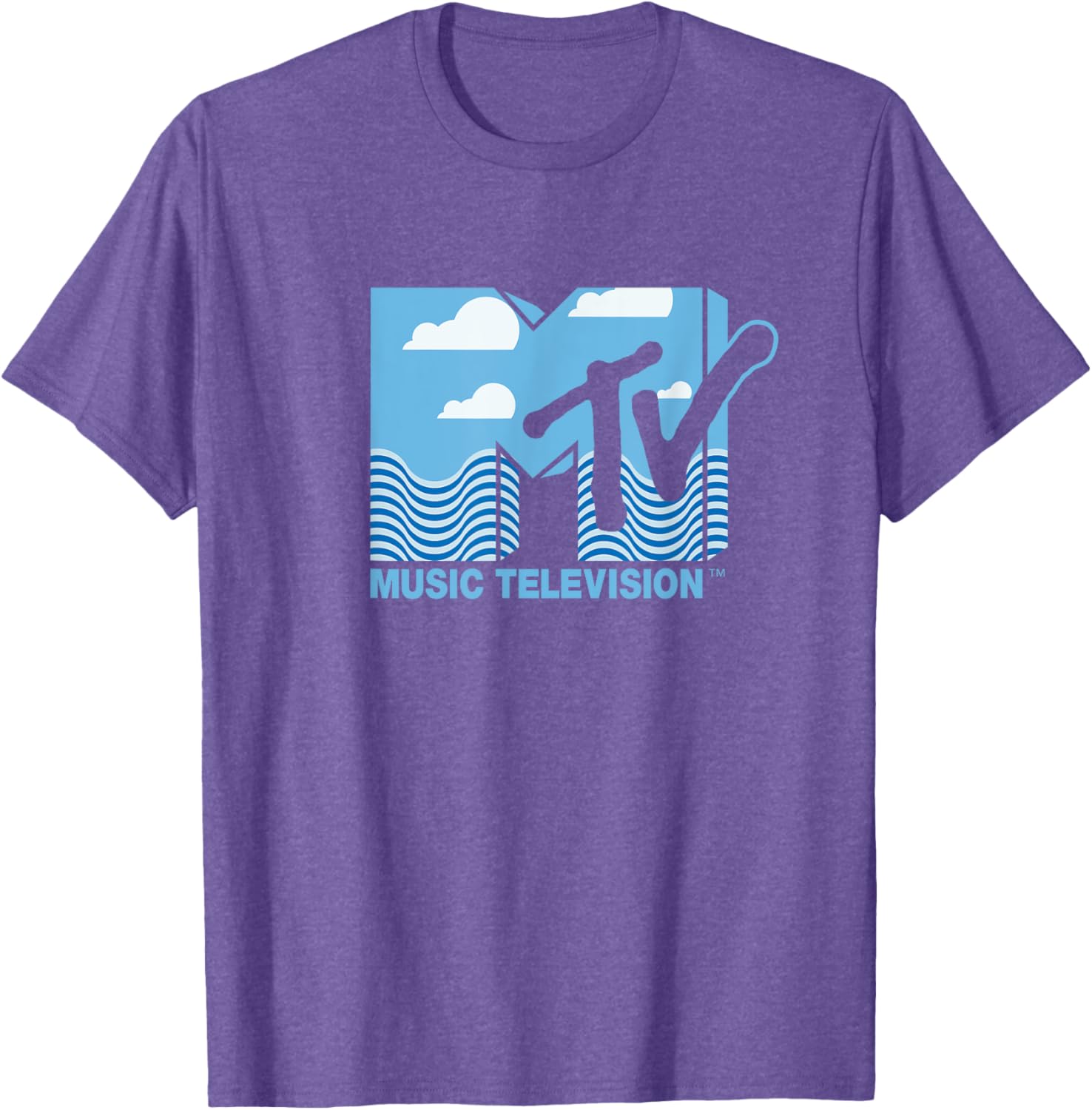 Mademark x MTV Official Logo T-Shirt with Water, Clouds & Blue Sky - 18
