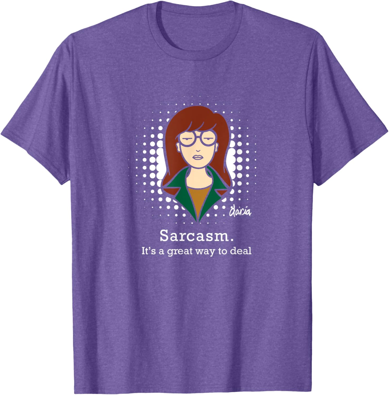 Mademark x Daria Sarcasm T-Shirt Perfect for Humor Lovers and Casual Wear - 20