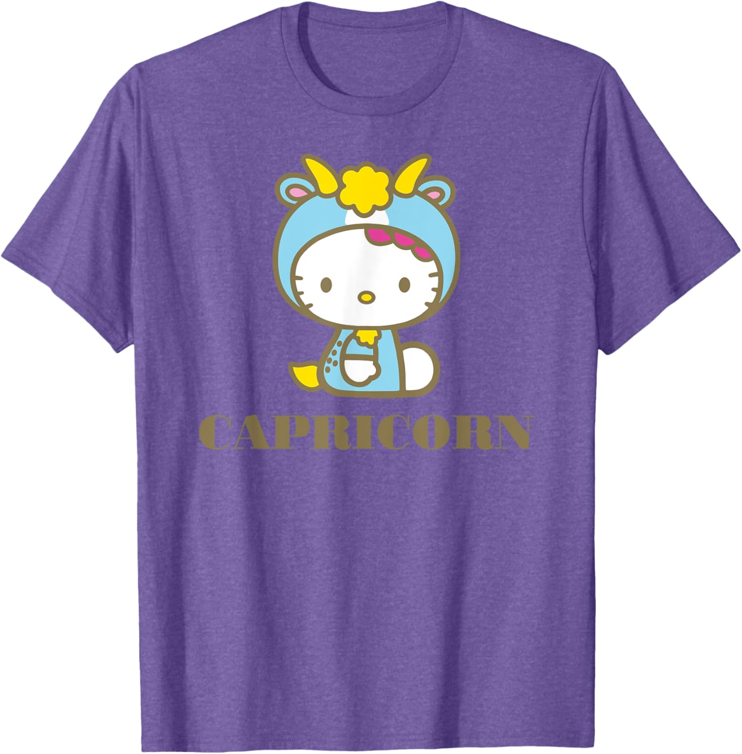 Hello Kitty Capricorn T-Shirt Cute Zodiac Sign Apparel for Fans - 19