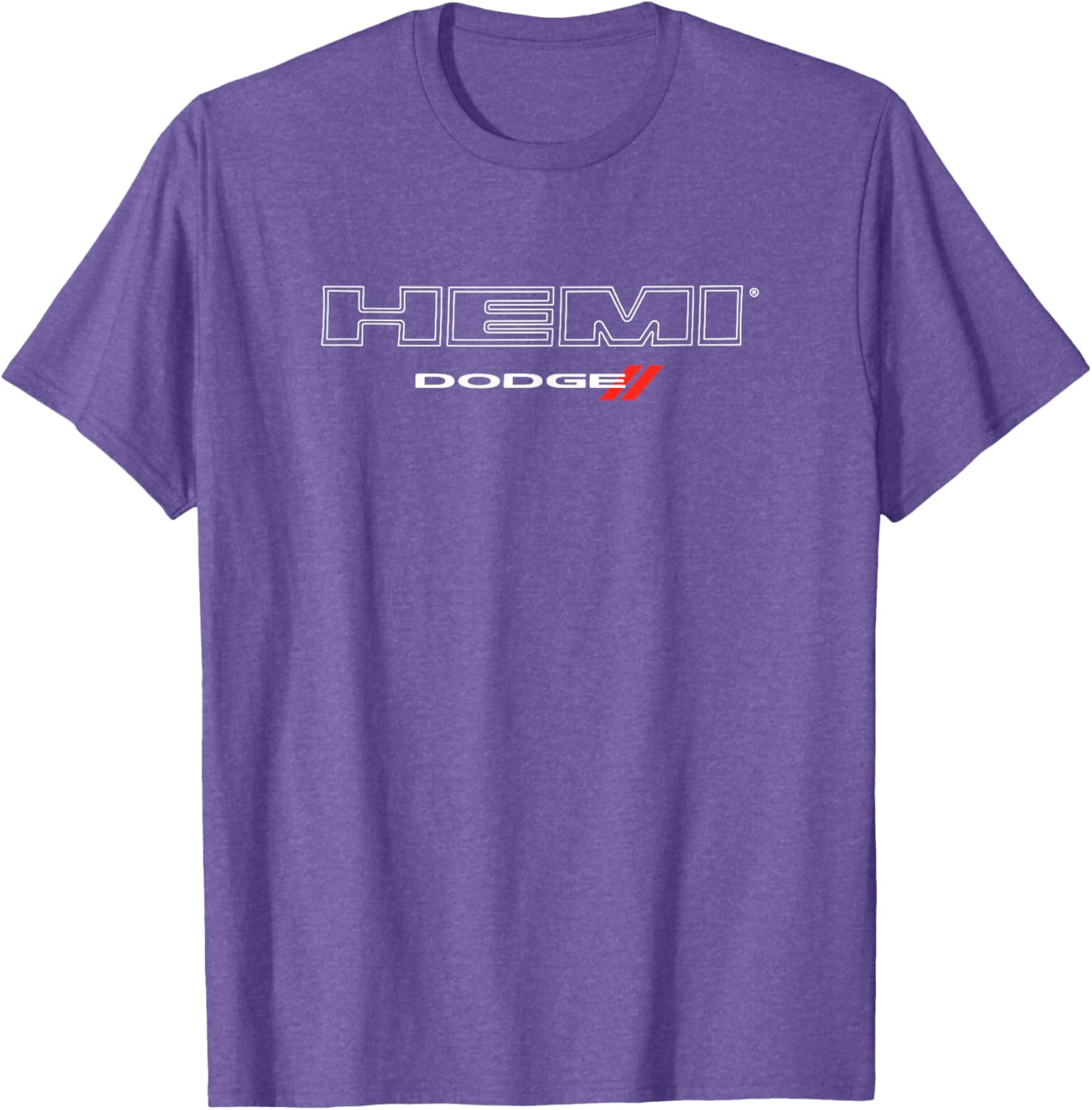 Dodge HEMI Light Wordmark T-Shirt - Black Unisex Cotton Blend, Small - 2