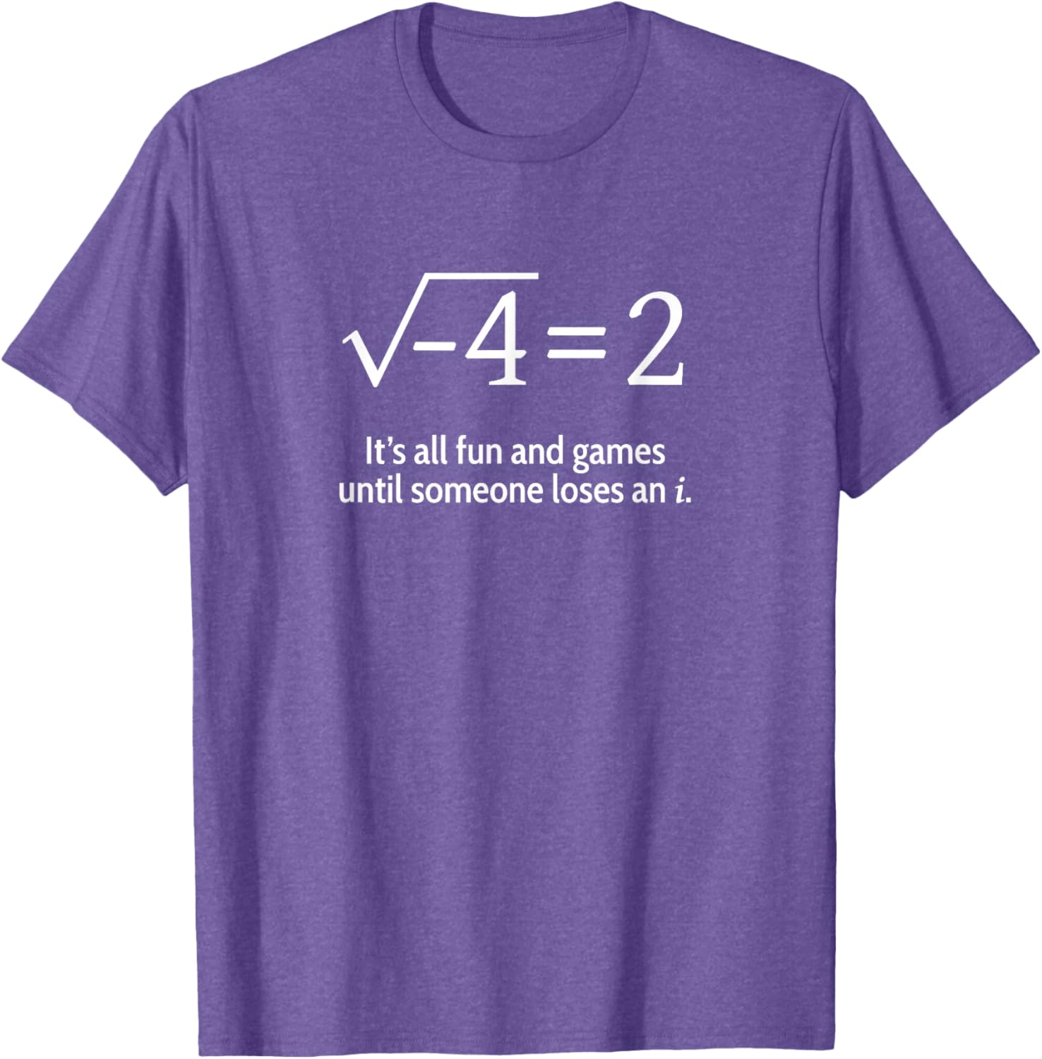 Funny Math T-Shirt Someone Loses An i Short Sleeve for Math Lovers - 4