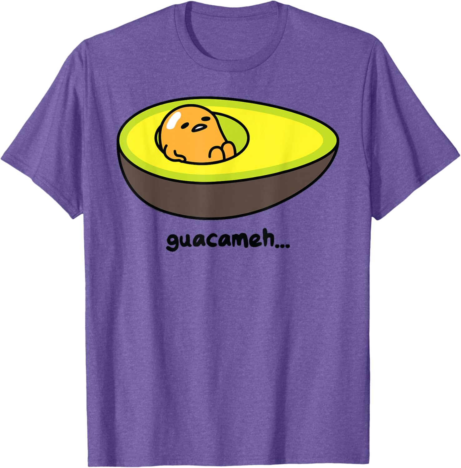 Gudetama Guacamole T-Shirt Cute Avocado Graphic Tee for Food Lovers - 8