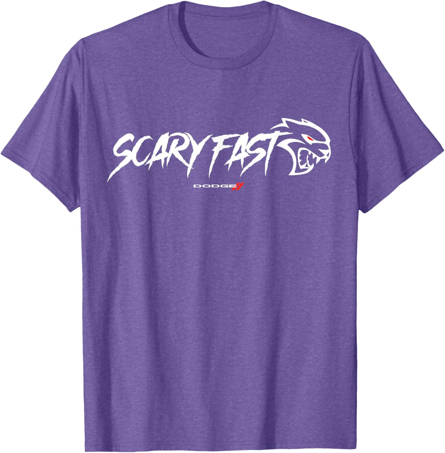 Dodge Hellcat Scary Fast T-Shirt for Car Lovers and Enthusiasts - 8
