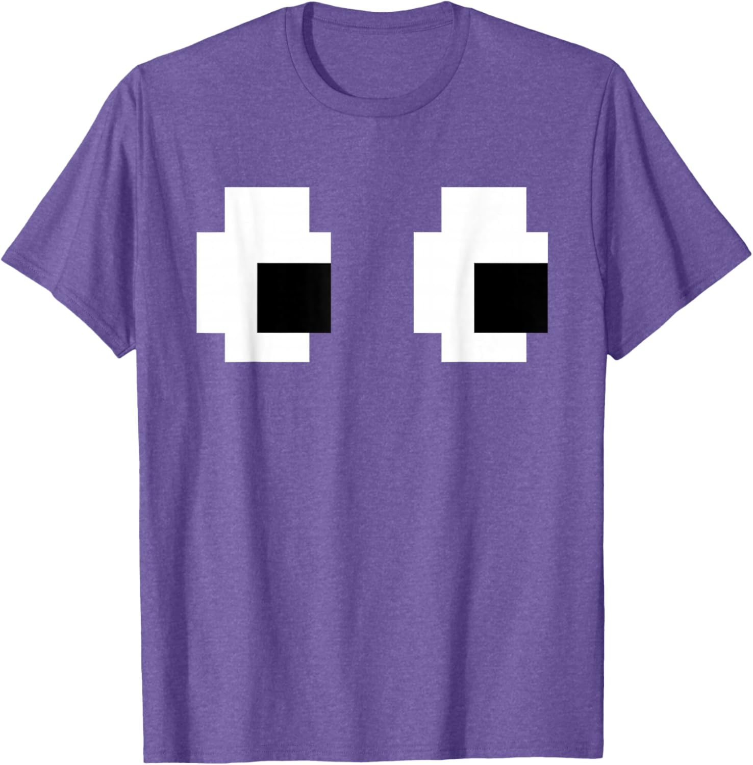 Retro Arcade Ghost Eyes Halloween T-Shirt for Fun Group Costumes - 11