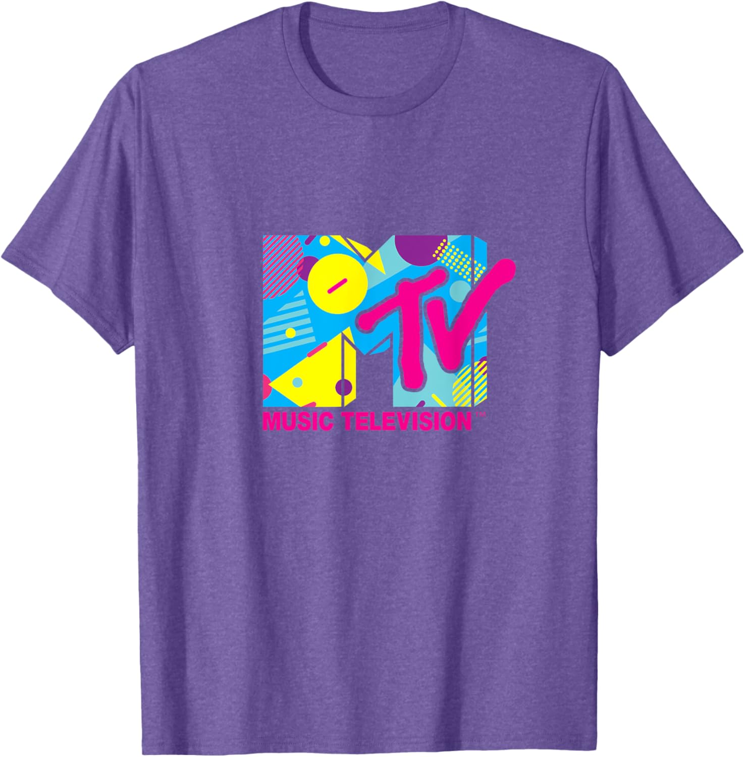 Mademark x MTV 1980s Spring Break Retro Logo T-Shirt Casual Wear - 7