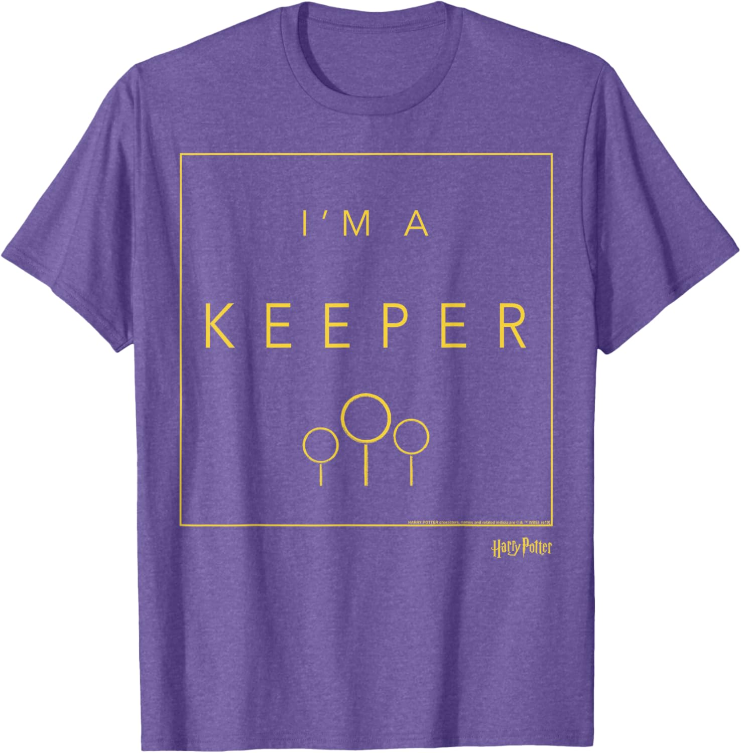 Harry Potter Quidditch I'm A Keeper T-Shirt for Fans and Players - 12