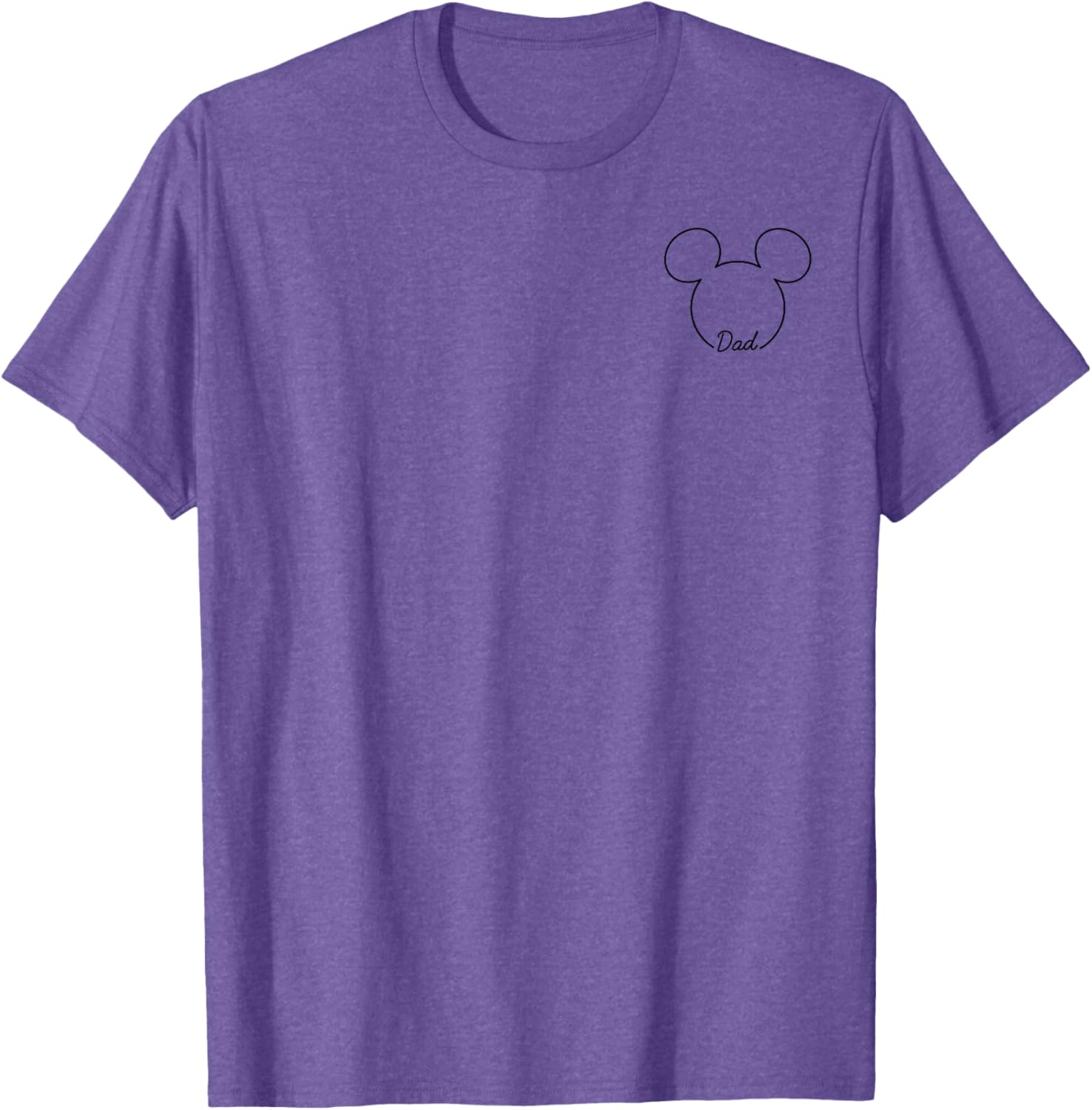 Disney Mickey And Friends Dad Mickey Art Pocket Logo T-Shirt for Men - 9