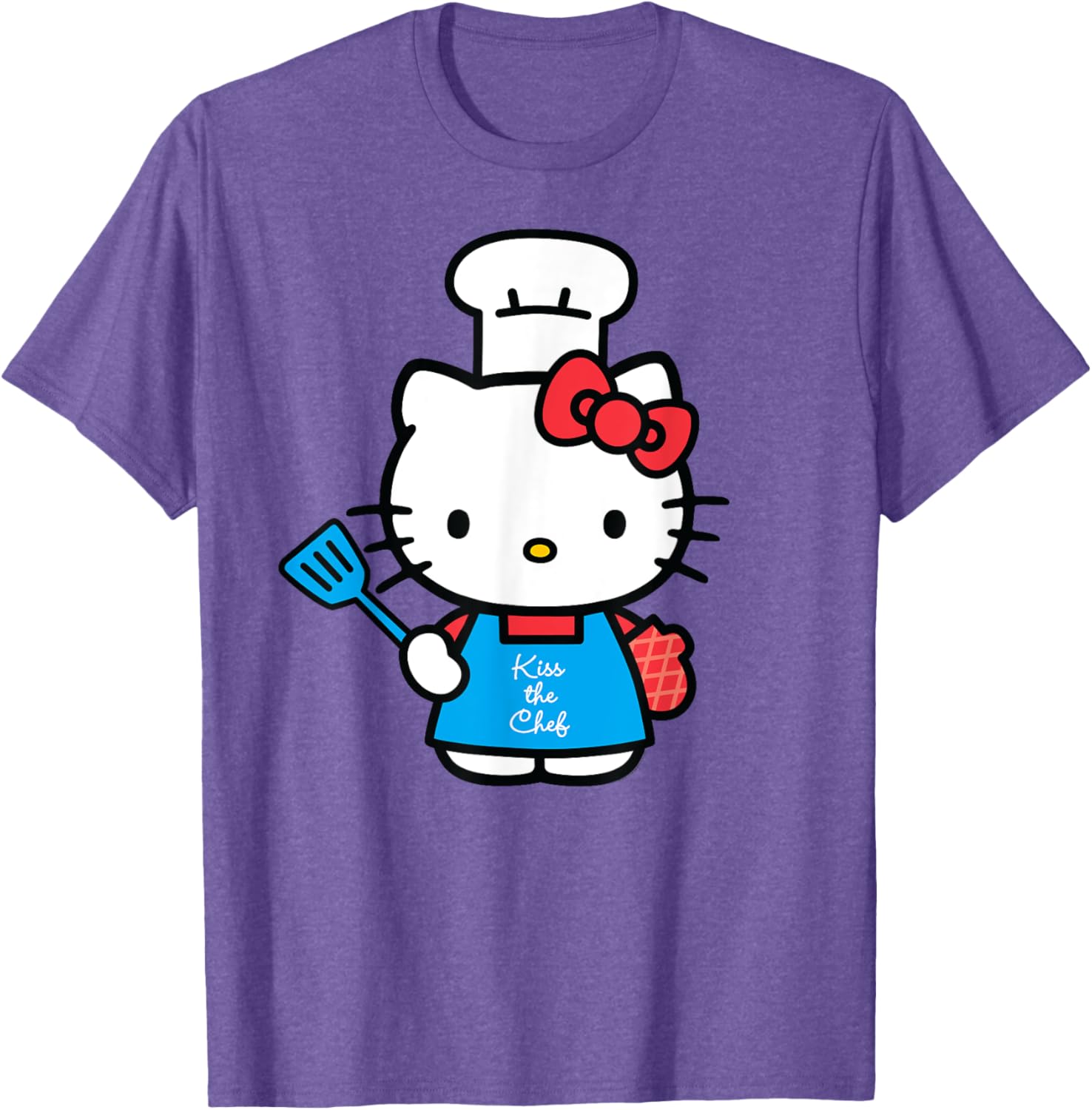 Hello Kitty Kiss the Chef T-Shirt Cute and Fun Cooking Apparel - 1