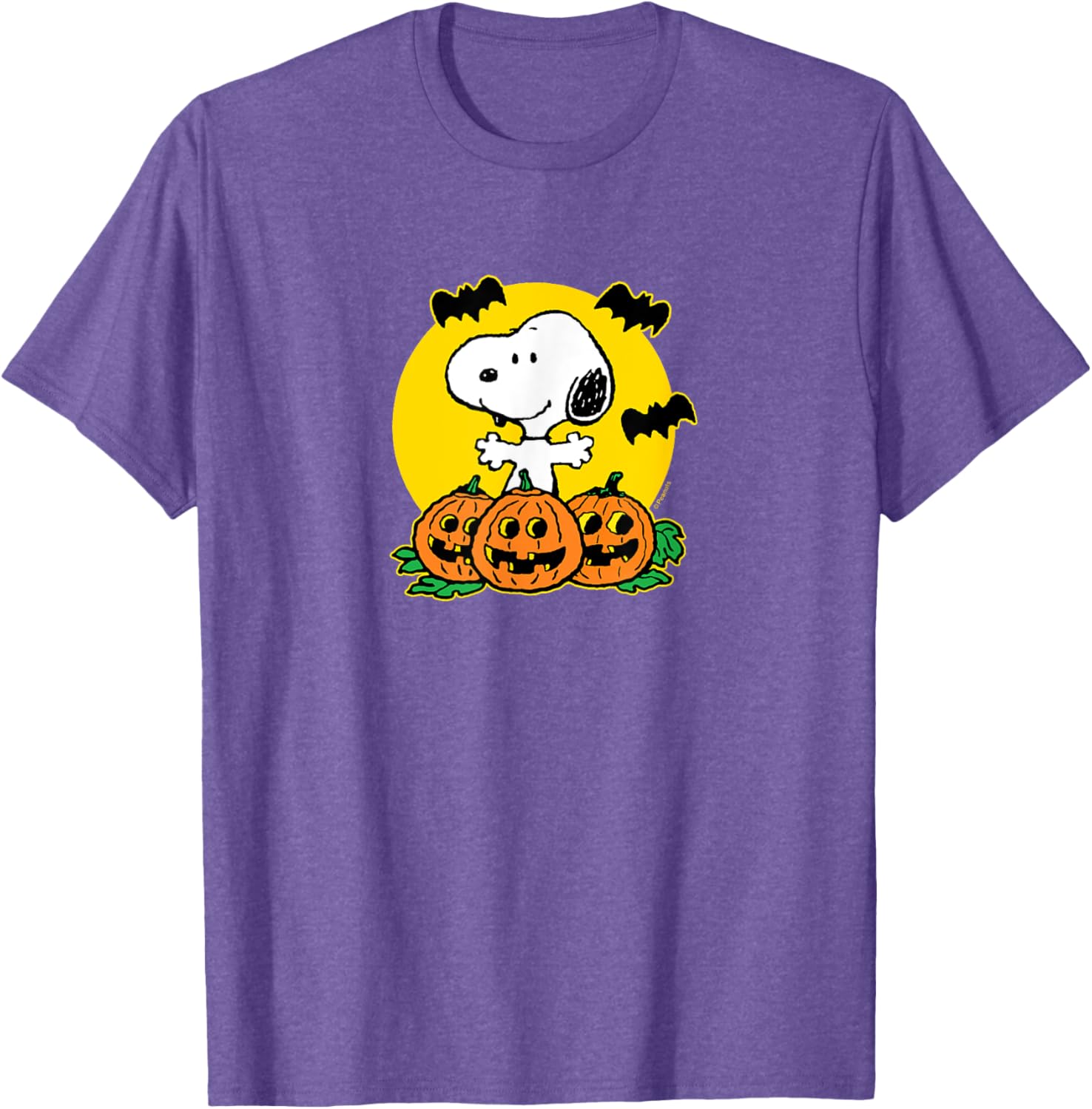 Snoopy Pumpkin Patch Halloween T-Shirt for Peanuts Fans - Fun Apparel - 8