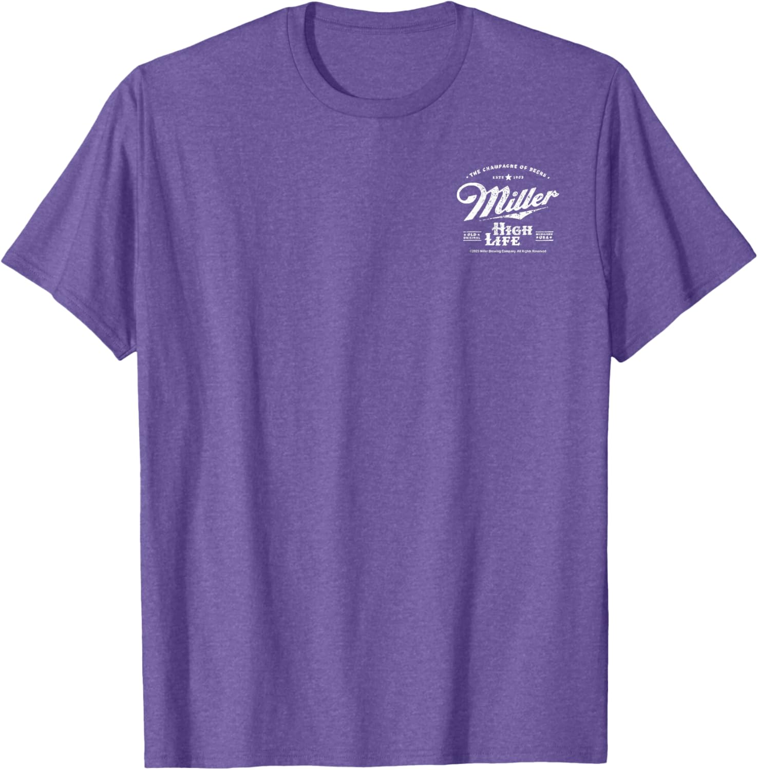 Coors Miller High Life Champagne of Beers T-Shirt for Beer Lovers - 8