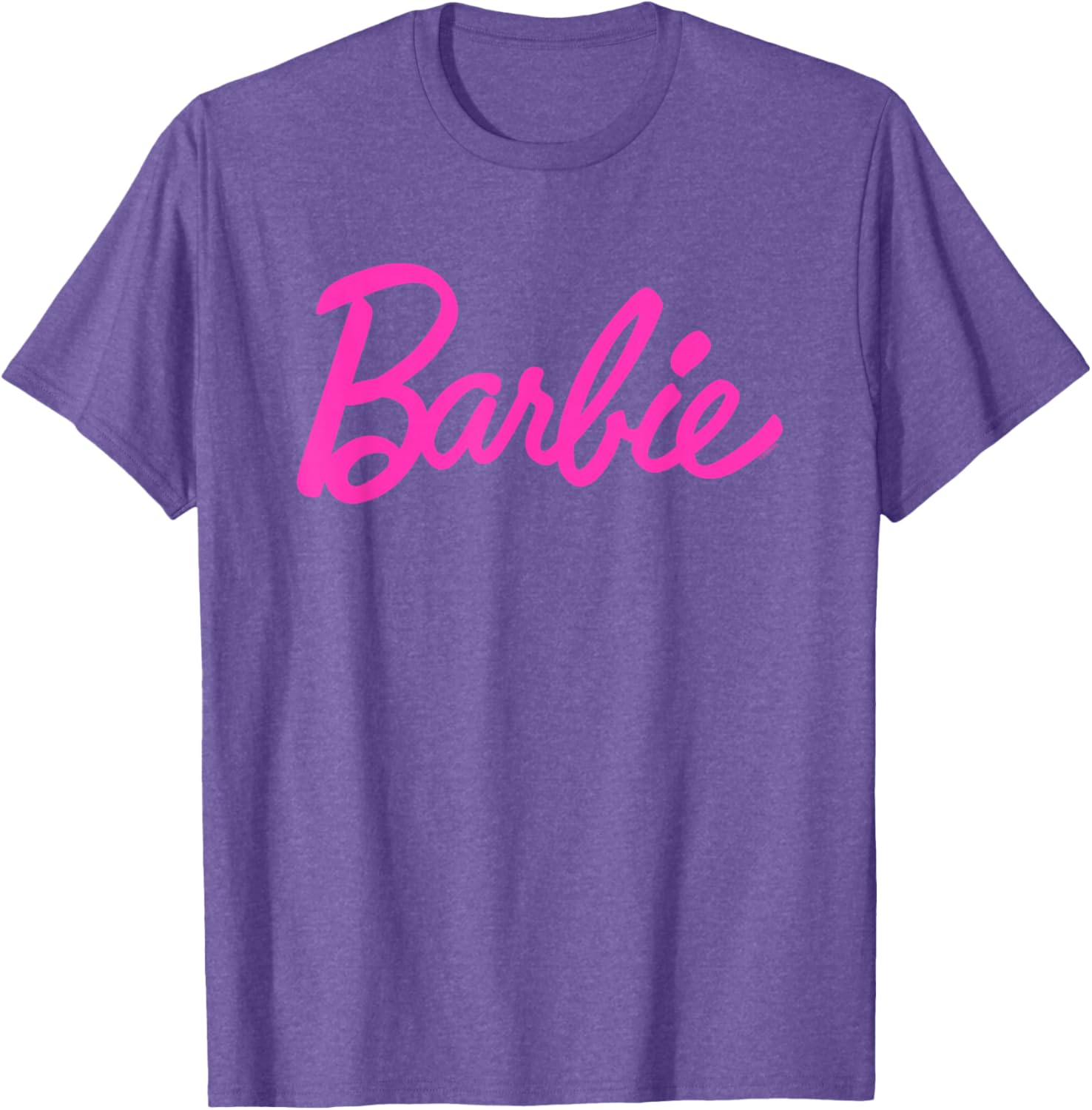 Barbie Classic Script Pink Logo T-Shirt for Trendy Fashion Lovers - 14
