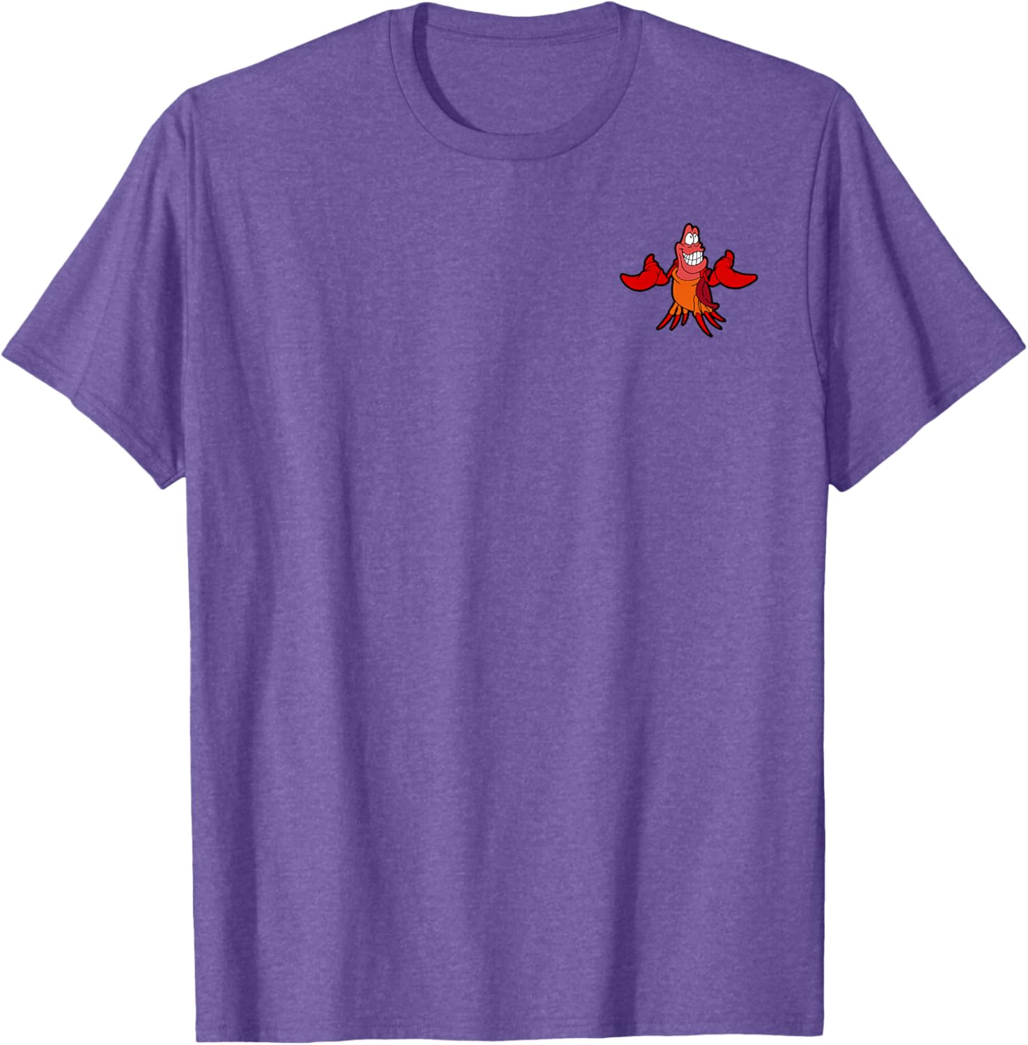 Disney The Little Mermaid Sebastian Crab Pocket Icon T-Shirt for Fun Style - 15