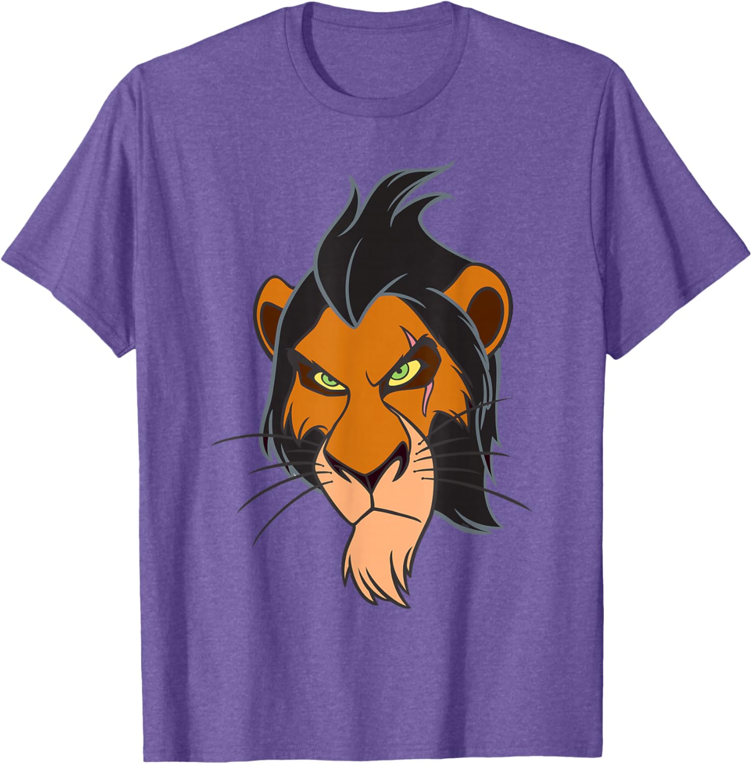 Disney Scar Big Face Costume T-Shirt for Lion King Fans - 9