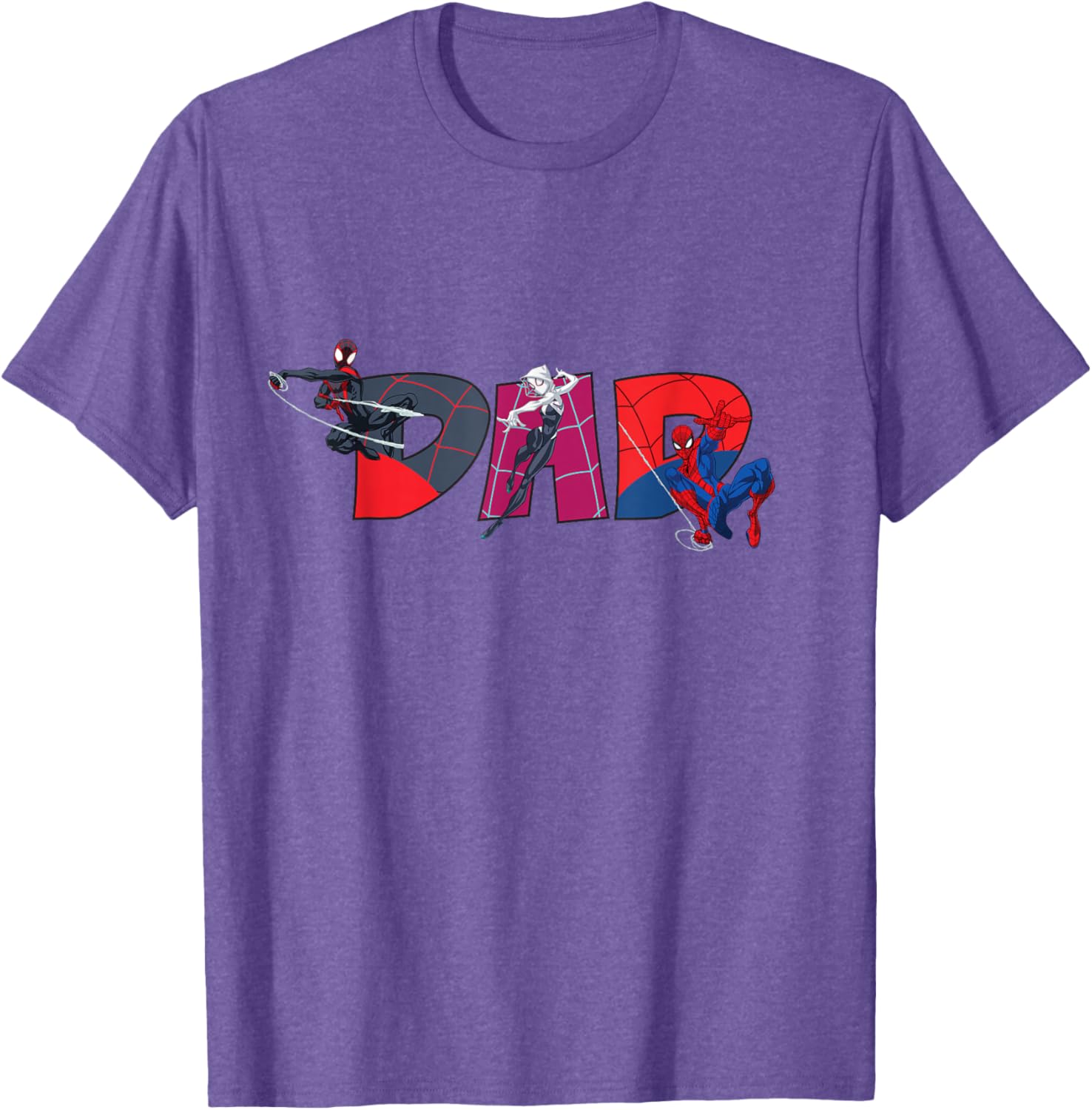 Marvel Spider-Man Trio Dad T-Shirt Perfect for Father's Day and Family Trips - 28