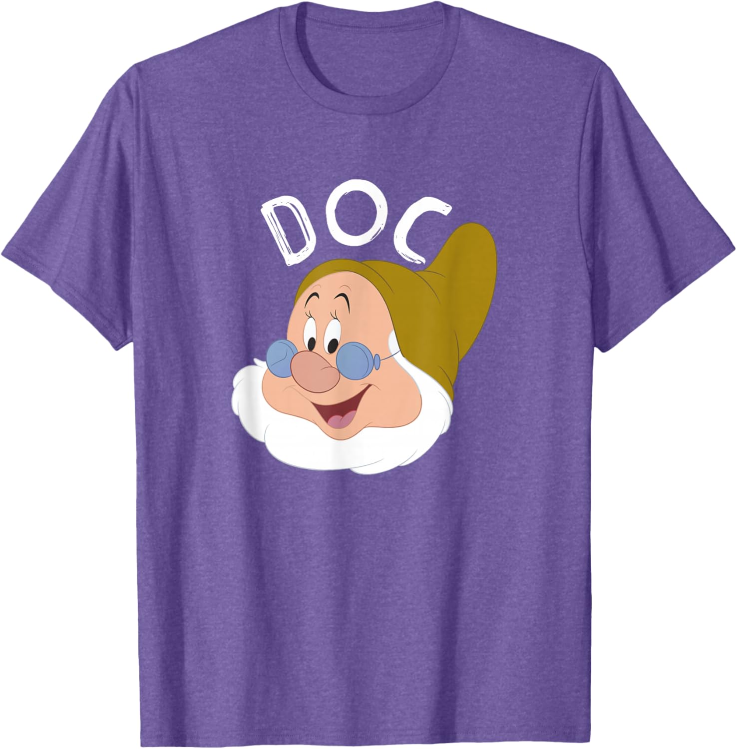 Disney Snow White Doc Face T-Shirt for Kids and Adults - Cute Graphic Tee - 8