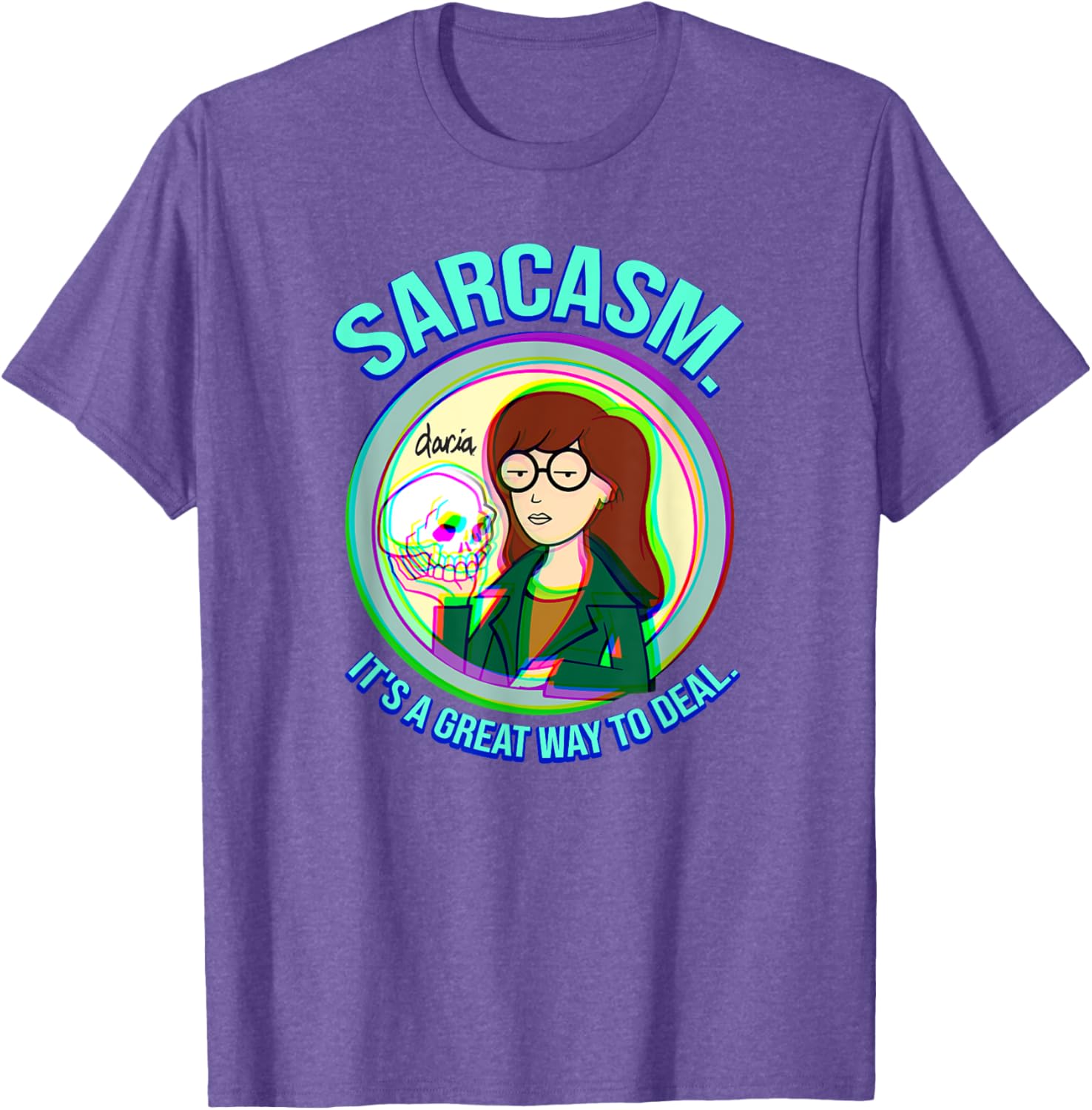 Mademark x Daria Sarcasm Graphic Tee for Casual Style and Humor - 20