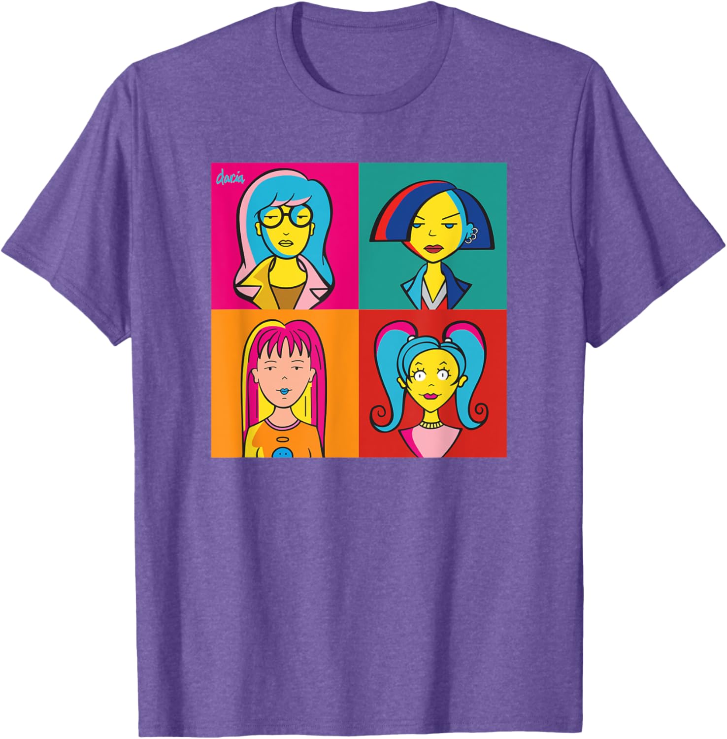 Mademark x Daria Ladies Pop Art T-Shirt - Fun Fashion for Every Occasion - 1