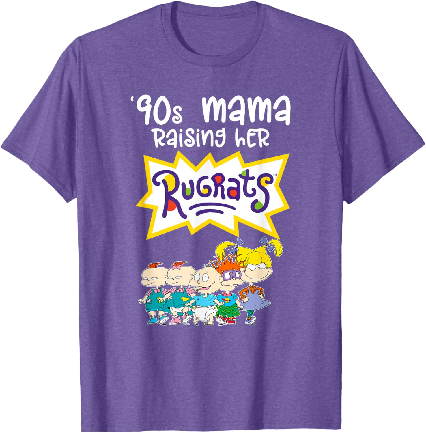 Mademark x Rugrats 90s Mama Raising Her Rugrats Full Gang T-Shirt - 5