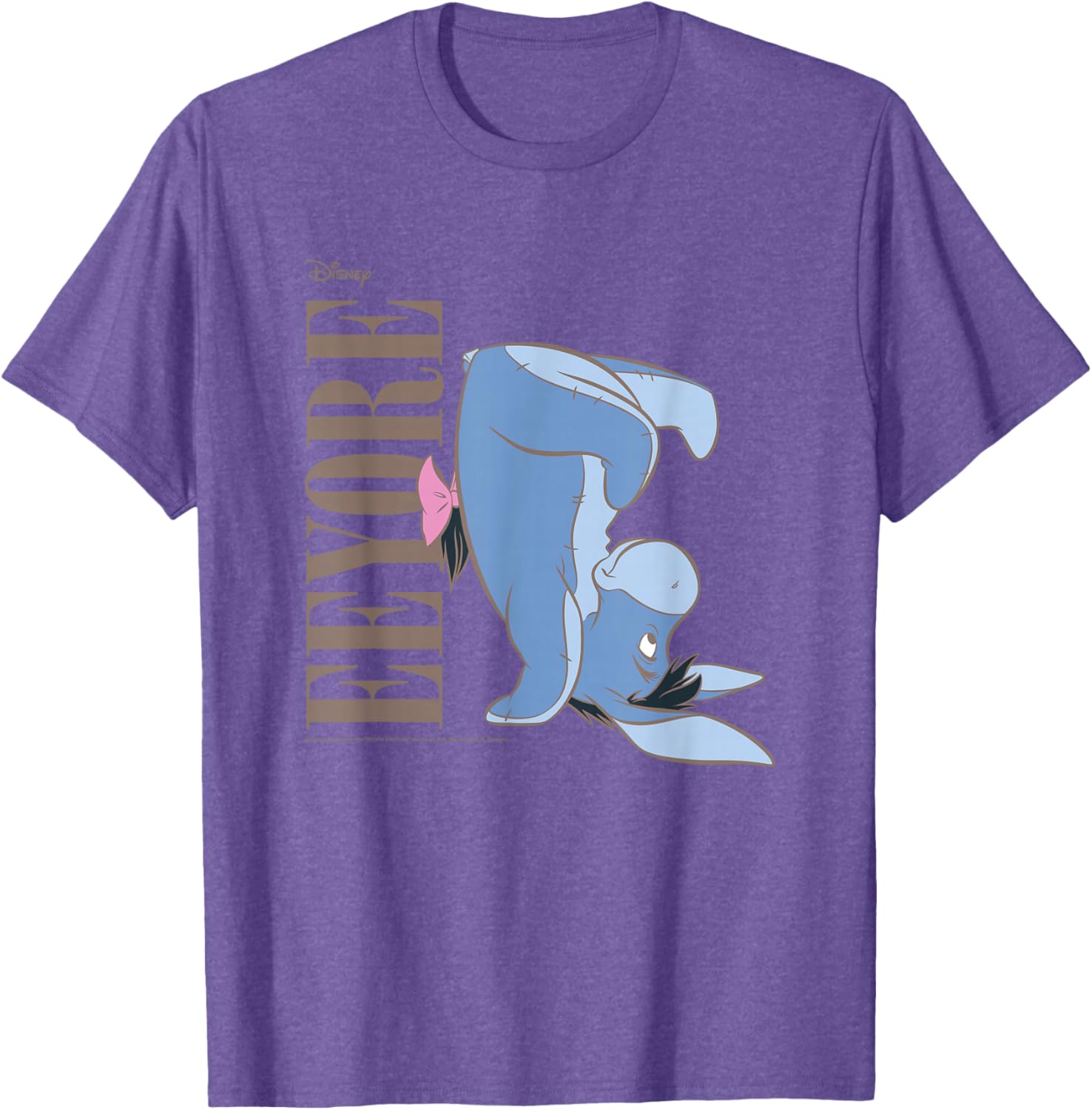 Winnie The Pooh Eeyore Upside Down T-Shirt for Fun and Cozy Style - 3