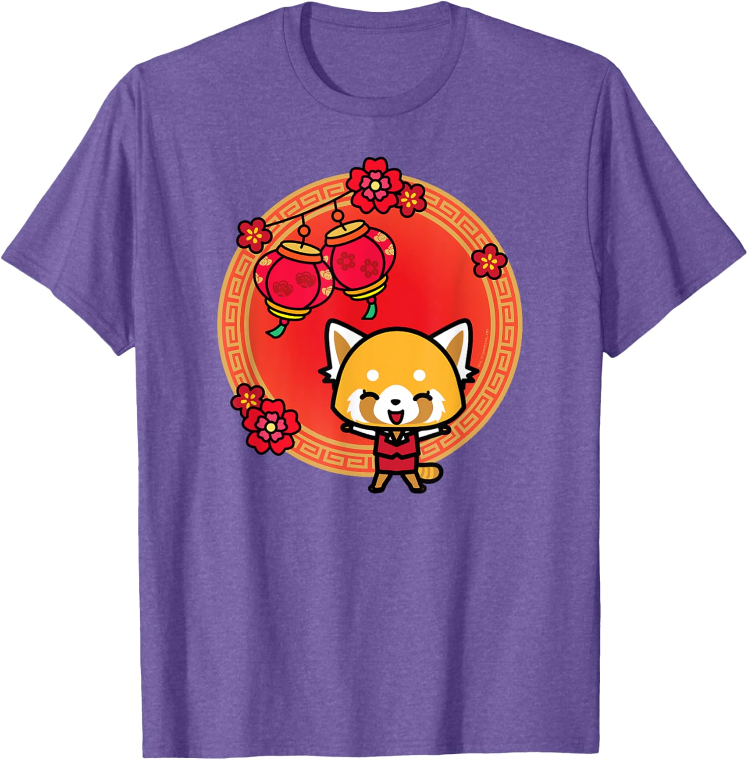 Aggretsuko Lunar New Year T-Shirt Fun Festive Design for Fans - 5