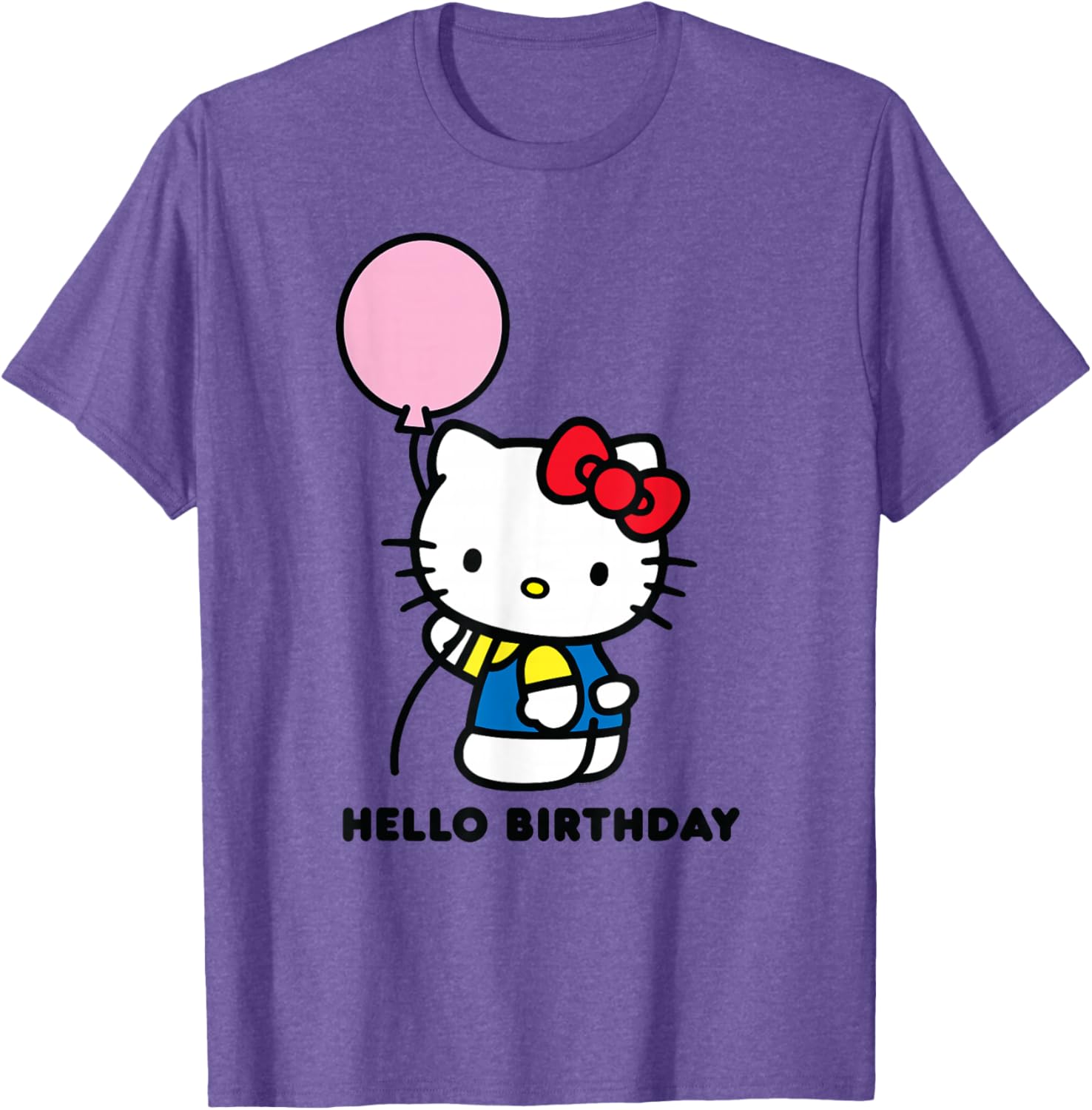 Adorable Hello Kitty Birthday T-Shirt Perfect for Celebrating Special Moments - 1