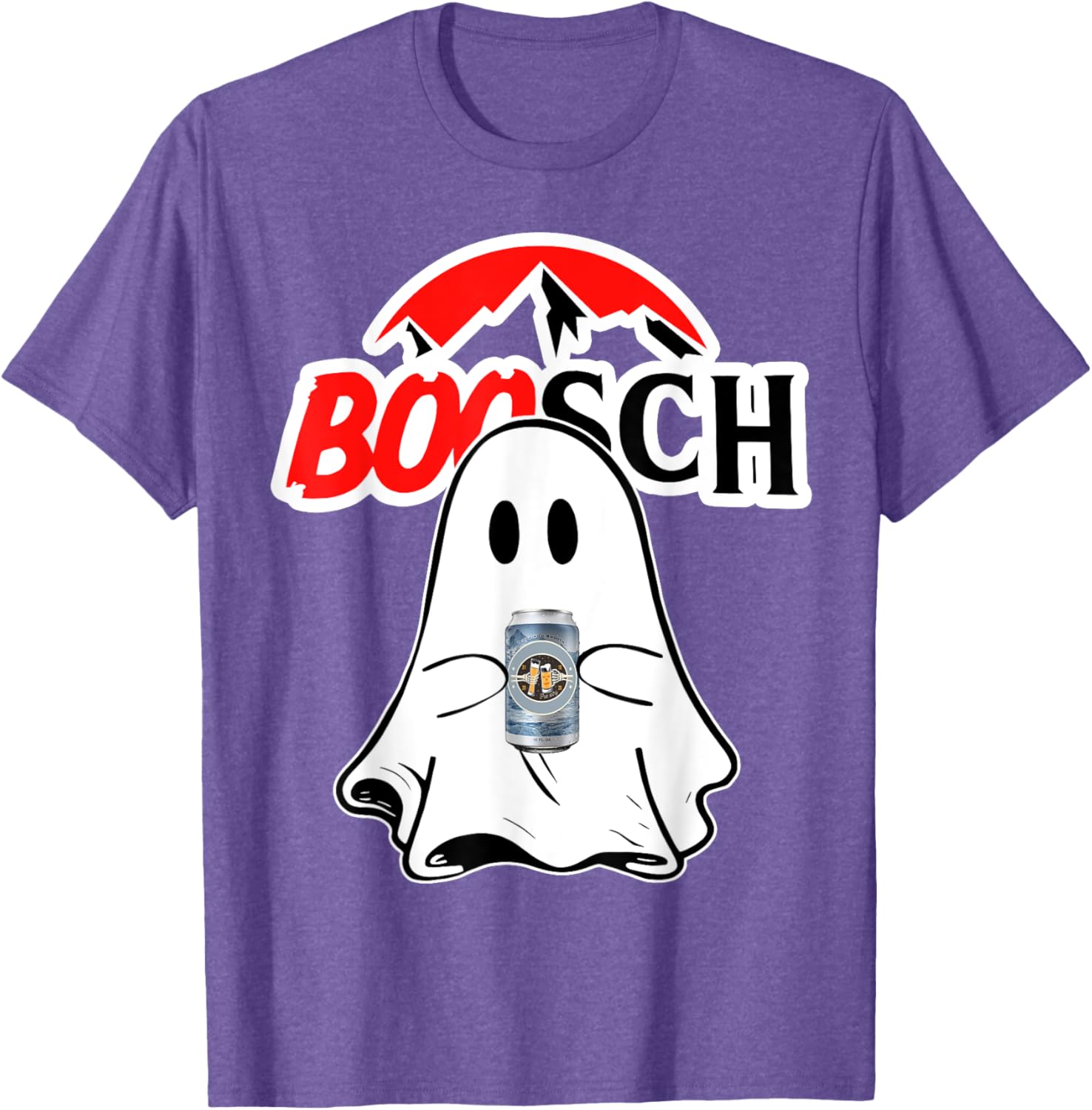 Funny Ghost Beer Drinking T-Shirt for Halloween Party - Unisex Design - 16