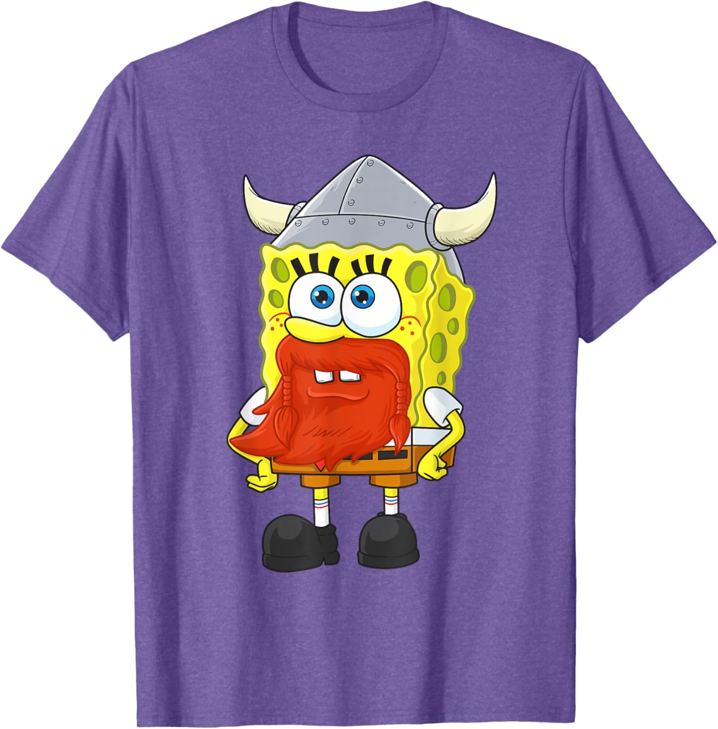Mademark SpongeBob Happy Leif Erikson Day T-Shirt for Fun Celebrations - 2