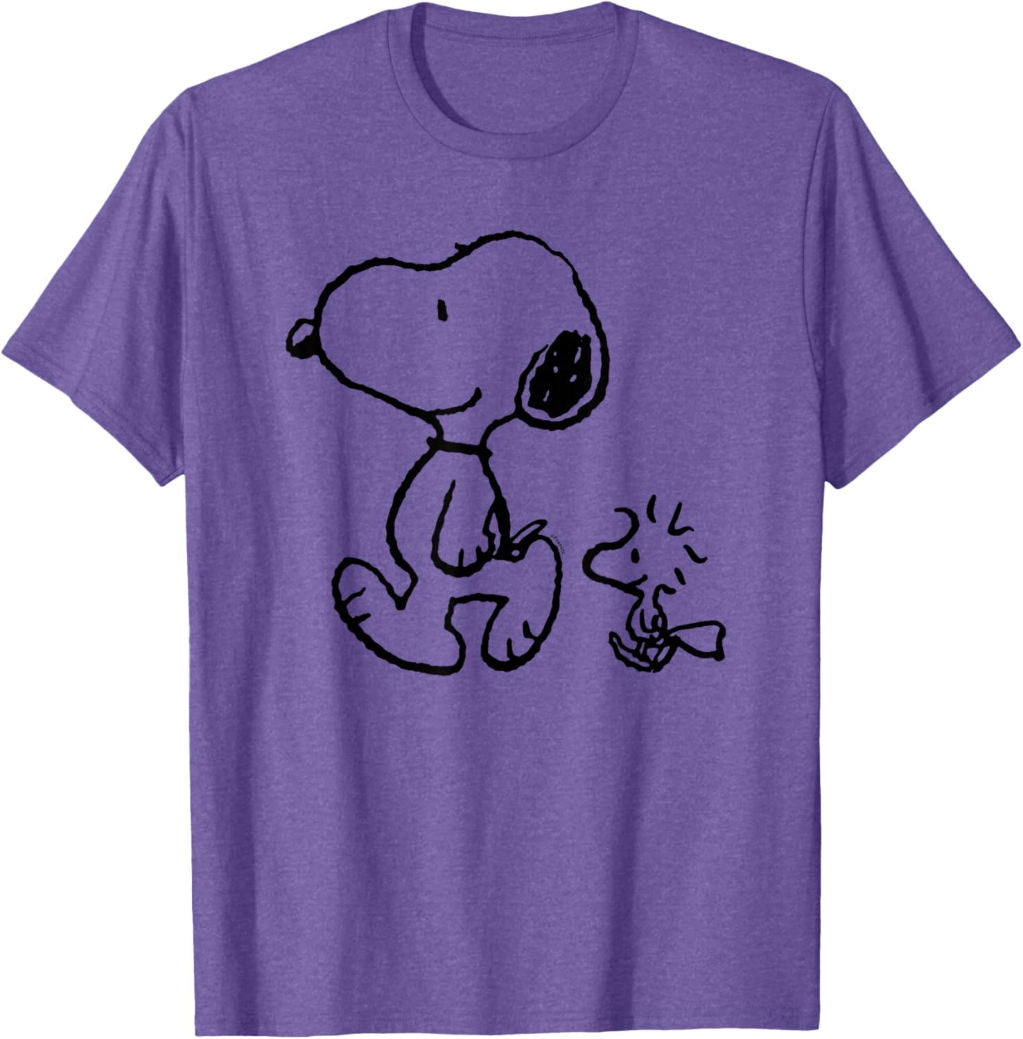 Snoopy Woodstock Walk T-Shirt Fun Peanuts Graphic Tee for Fans - 9