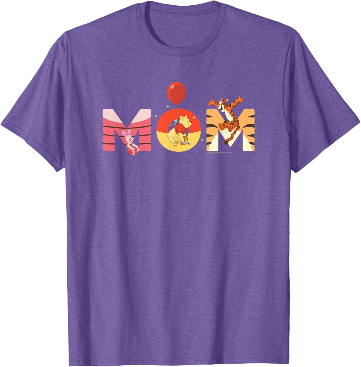 Disney Winnie the Pooh Mother's Day T-Shirt for Moms Birthday Gift - 13