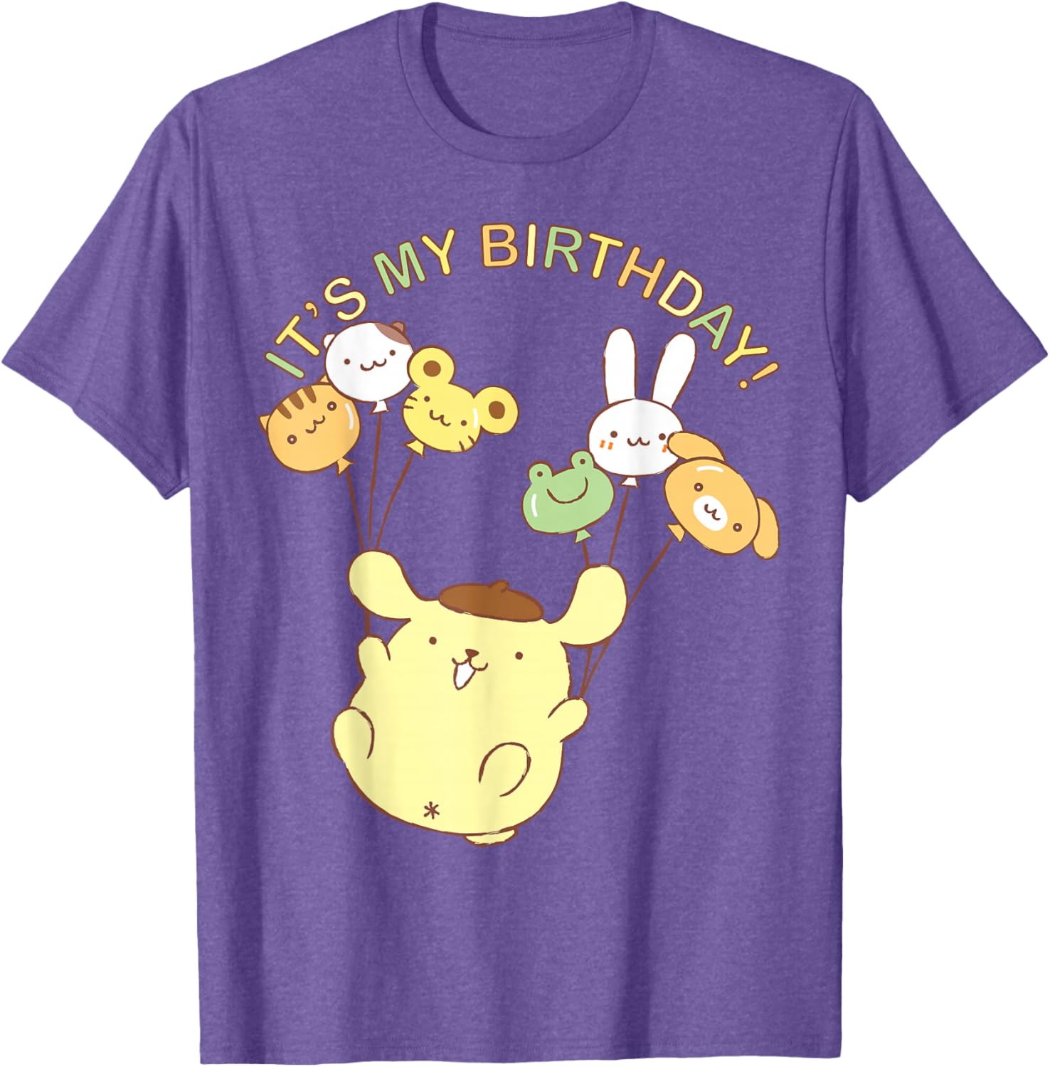 Pompompurin It's My Birthday T-Shirt Cute Design for Celebrations - 15