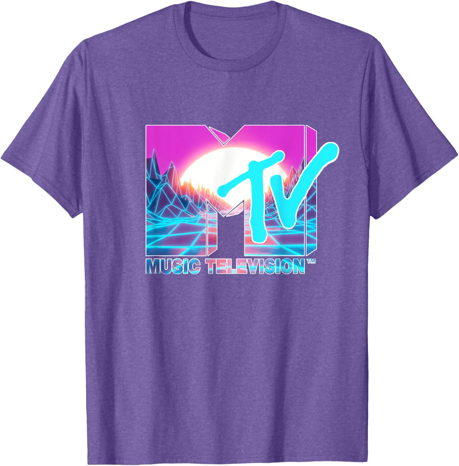 Mademark x MTV Official Logo T-Shirt with Sun and World Graphic - 10